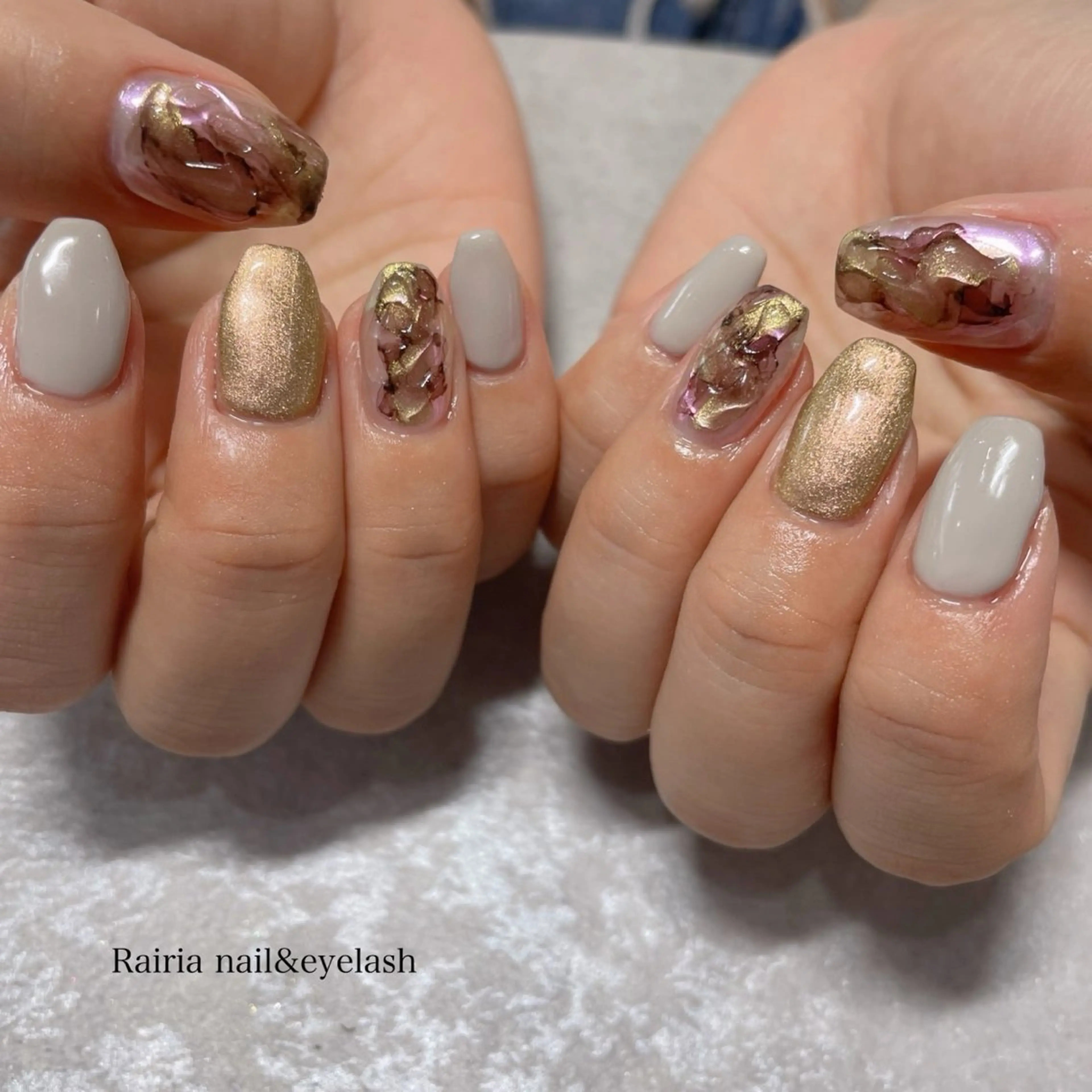 ネイル フットネイル ジェルネイル マグネットネイル ニュアンスネイル オフィスネイル NAILSALON CRISTA所属・🤍CRISTA yui🤍のネイルデザイン