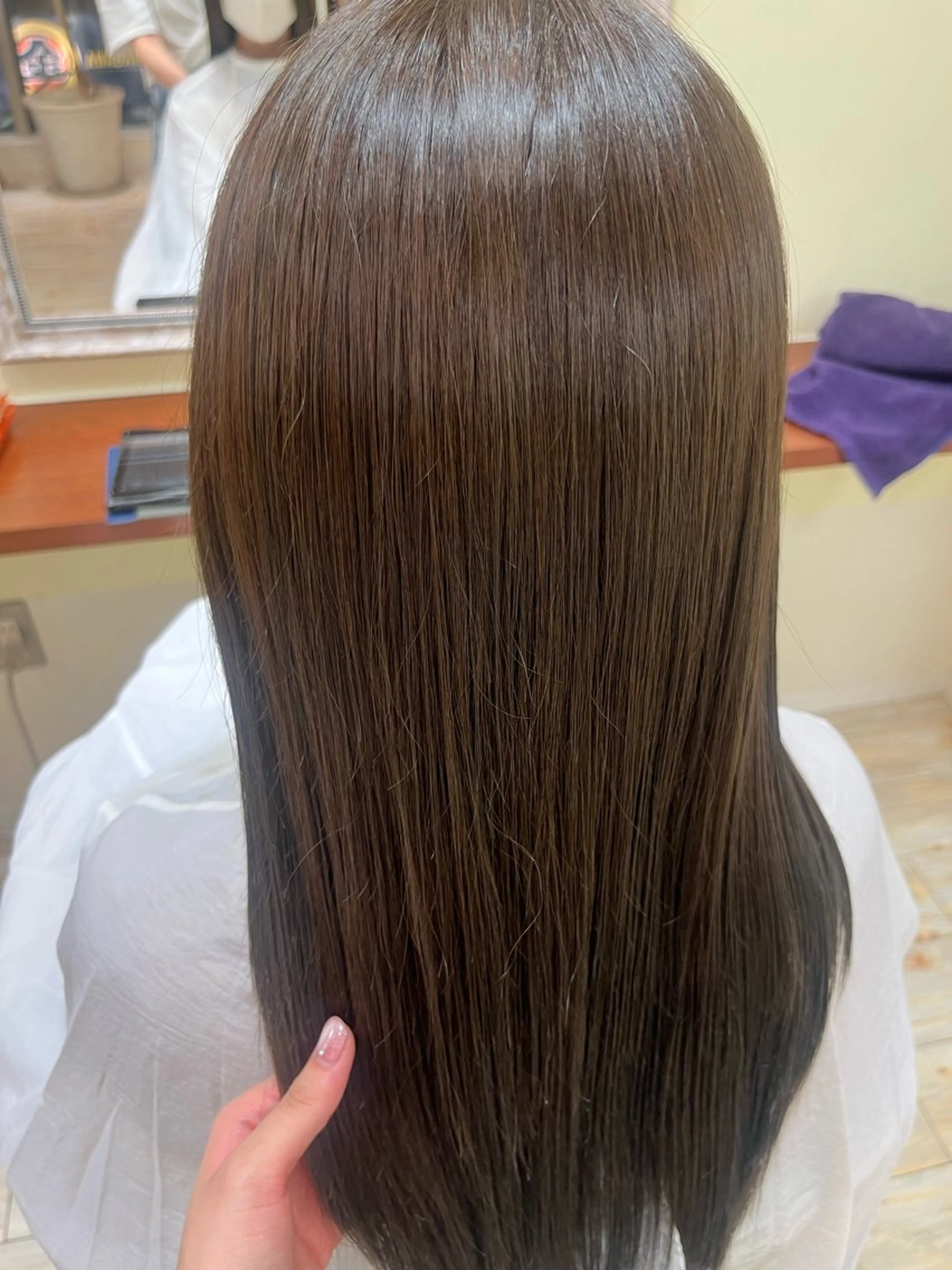 ロング カラー ヘアカラー insence二子玉川所属・今中 瑠夏のヘアスタイル