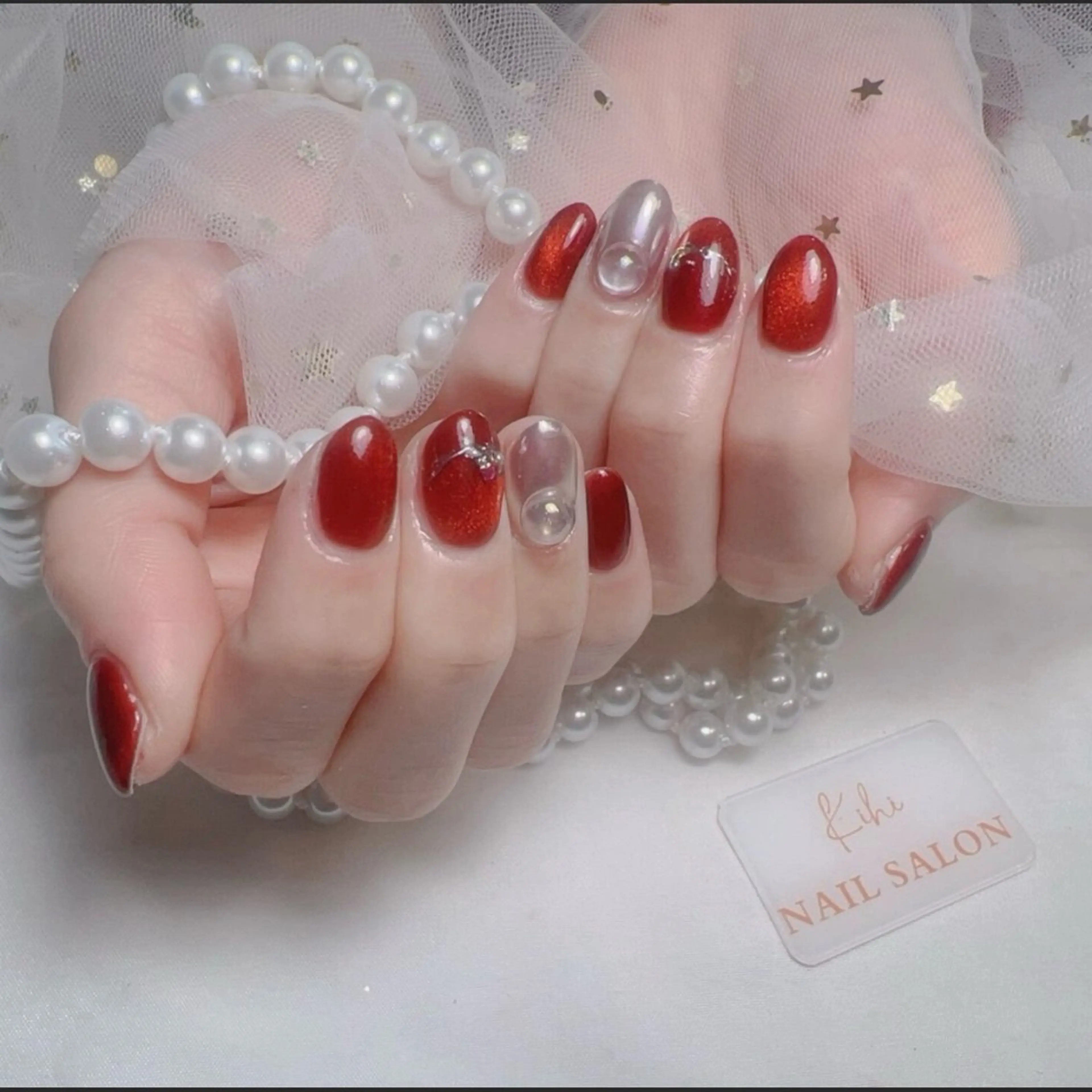 ネイル アートネイル フレンチネイル ジェルネイル グラデーション 韓国ネイル ハンドネイル 💕鈴木ユリ パラジェル/オフ無料のネイルデザイン