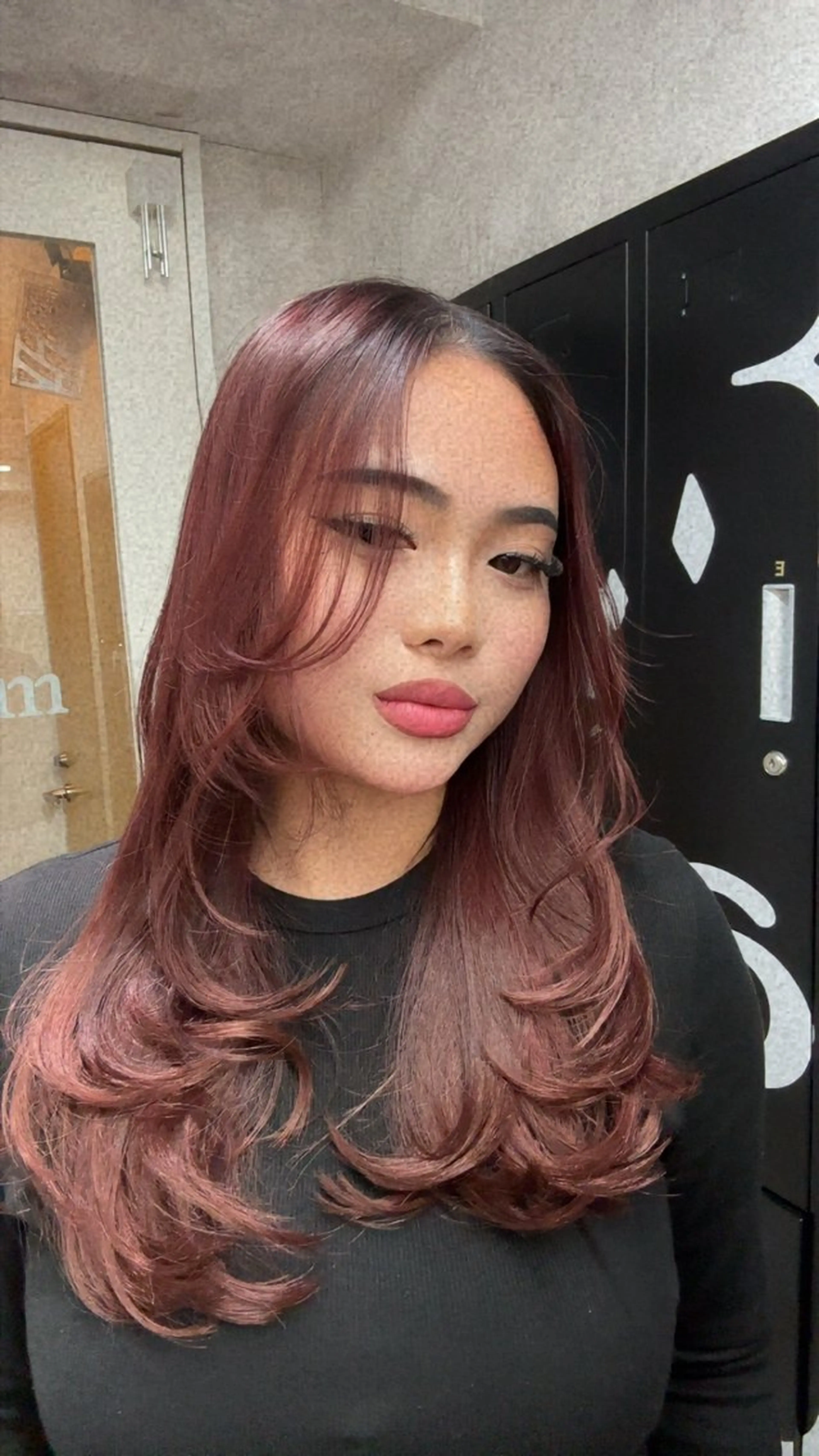 セミロング カラー カット ヘアカラー トリートメント ヘアセット ギャル/ハイトーン 特化/ルイヤのヘアスタイル