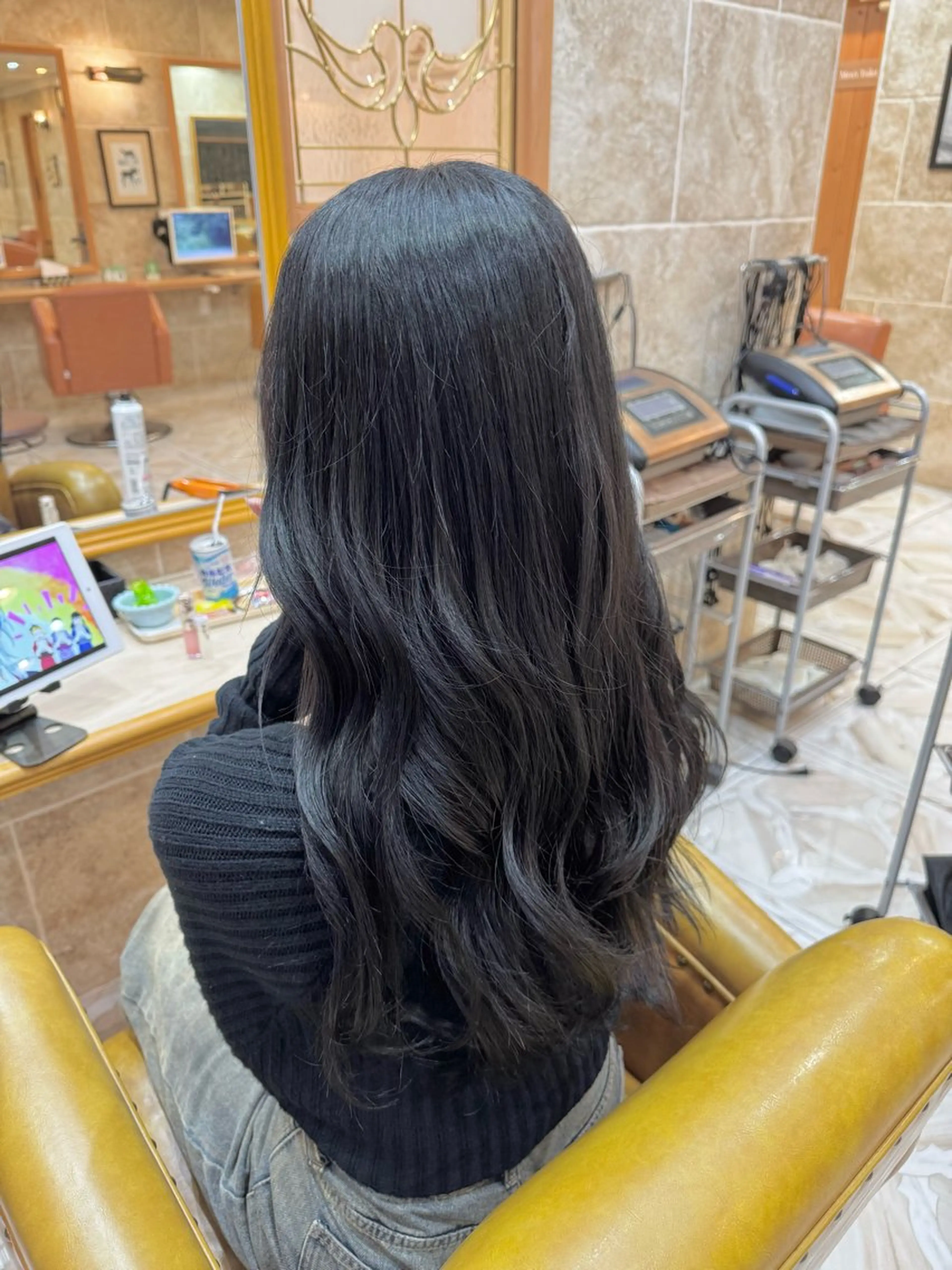 セミロング 細矢 翔太のヘアスタイル