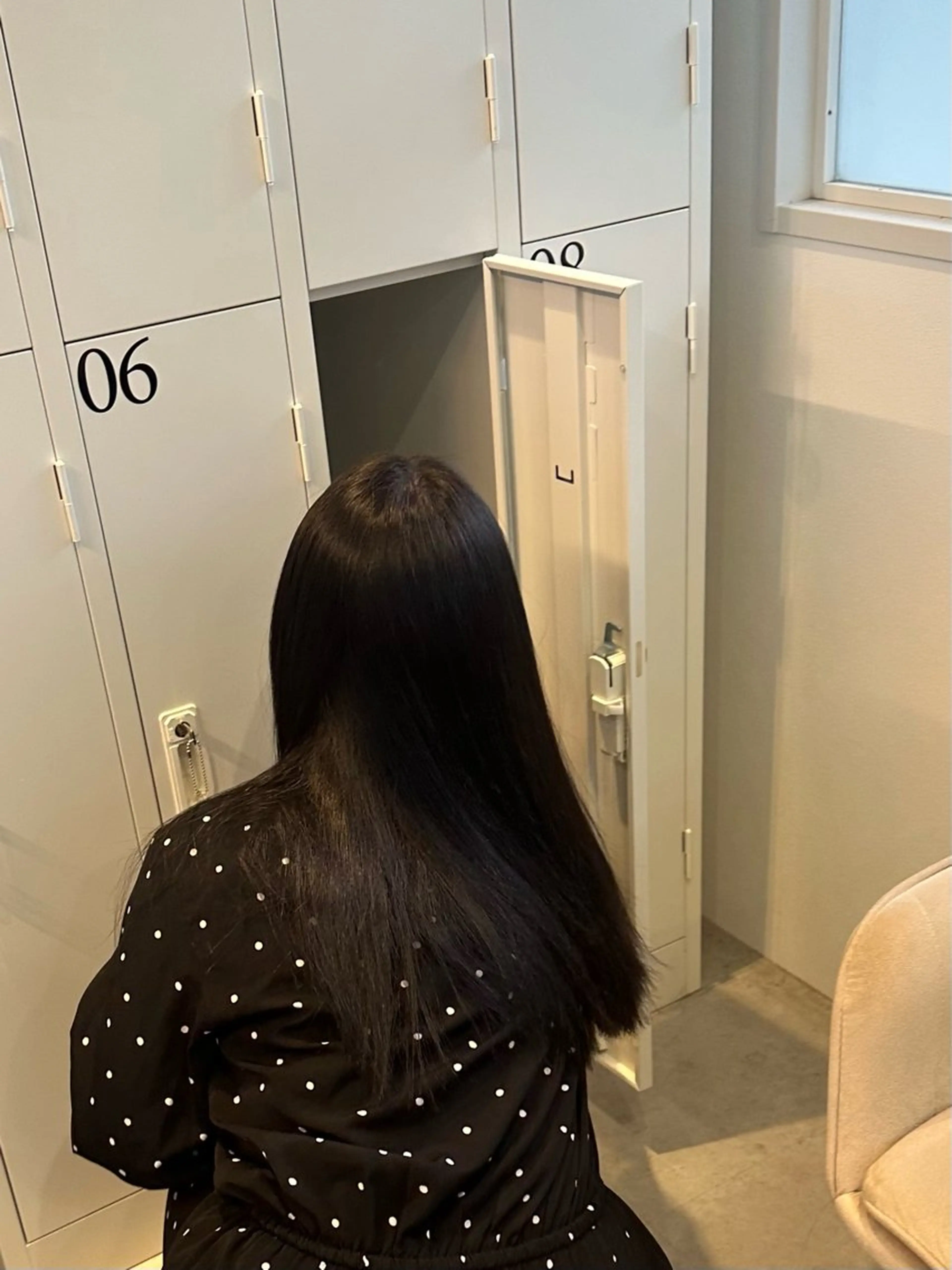 セミロング カット ヘアカラー トリートメント Agu hair noman マナのヘアスタイル