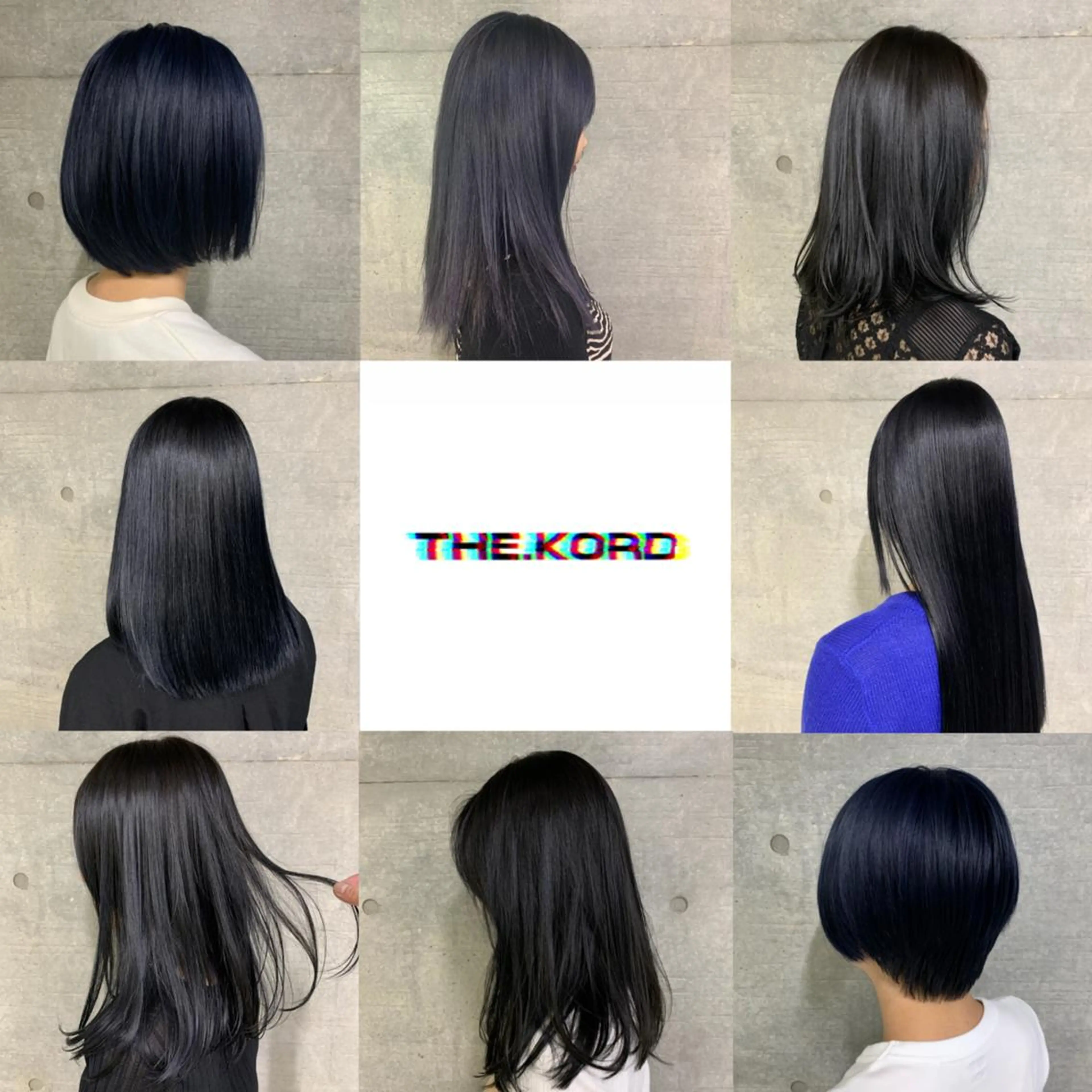 ロング カラー メンズ ブルーカラー ネイビーカラー ヘアカラー トリートメント THE./ブリーチ 透感カラー/髪質改善のヘアスタイル