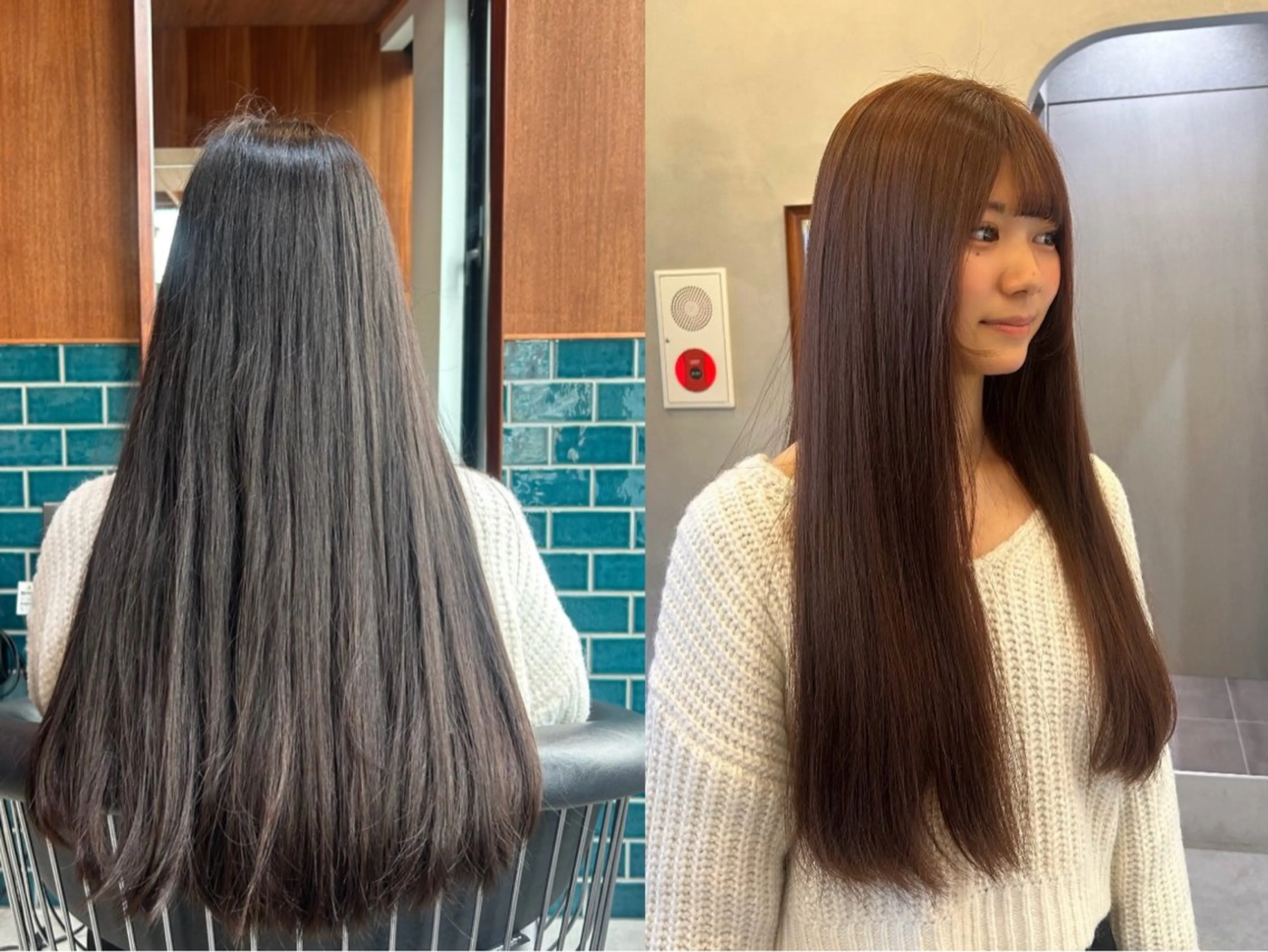 ロング カラー ヘアカラー トリートメント 透明感カラー/ ボブ/レイヤー/小林のヘアスタイル