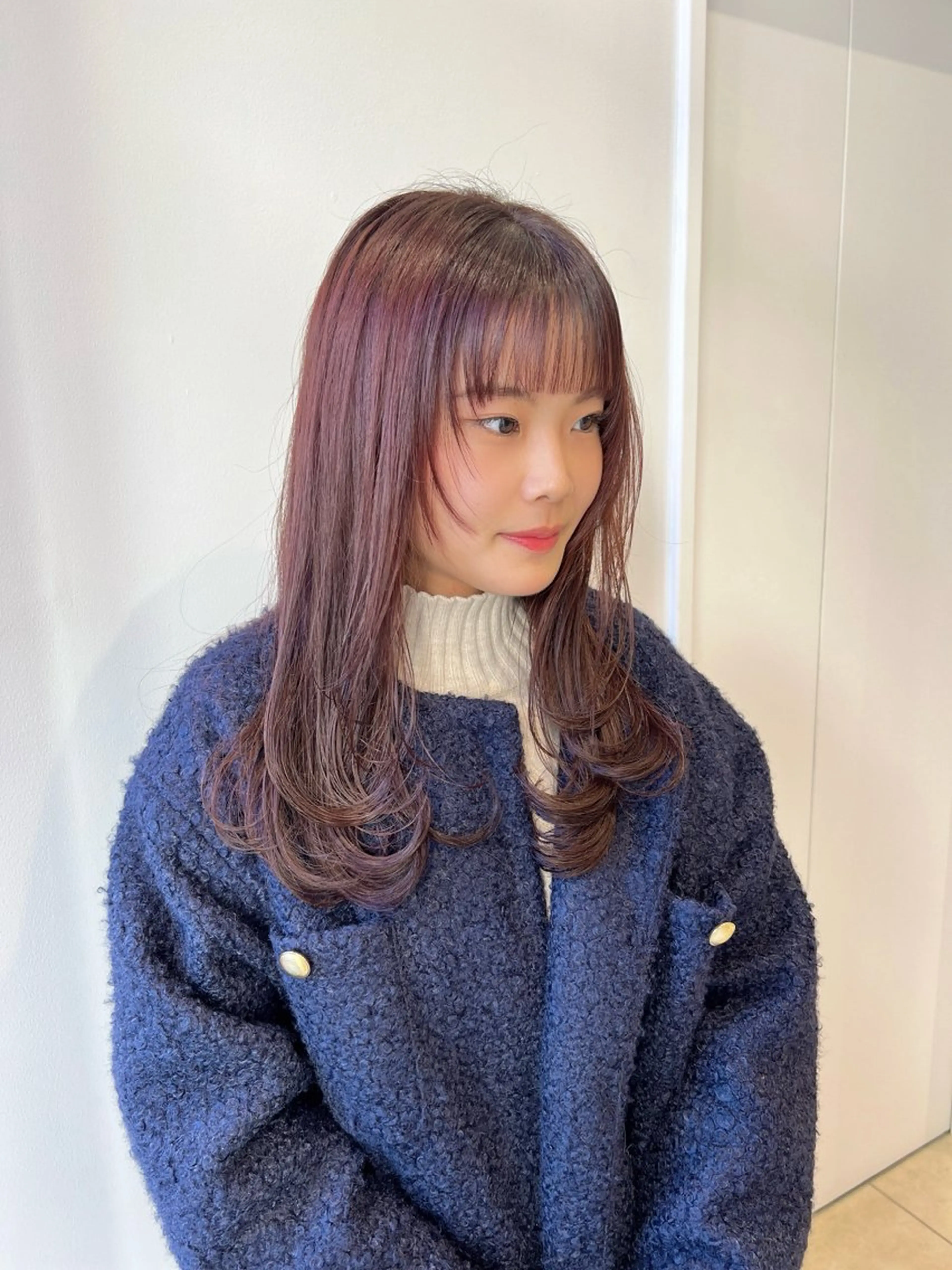 ロング カラー ベージュカラー ブラウンカラー ブラウンベージュ 透明感カラー レイヤーカット 💎K-two名古屋 安田ちづる💎のヘアスタイル