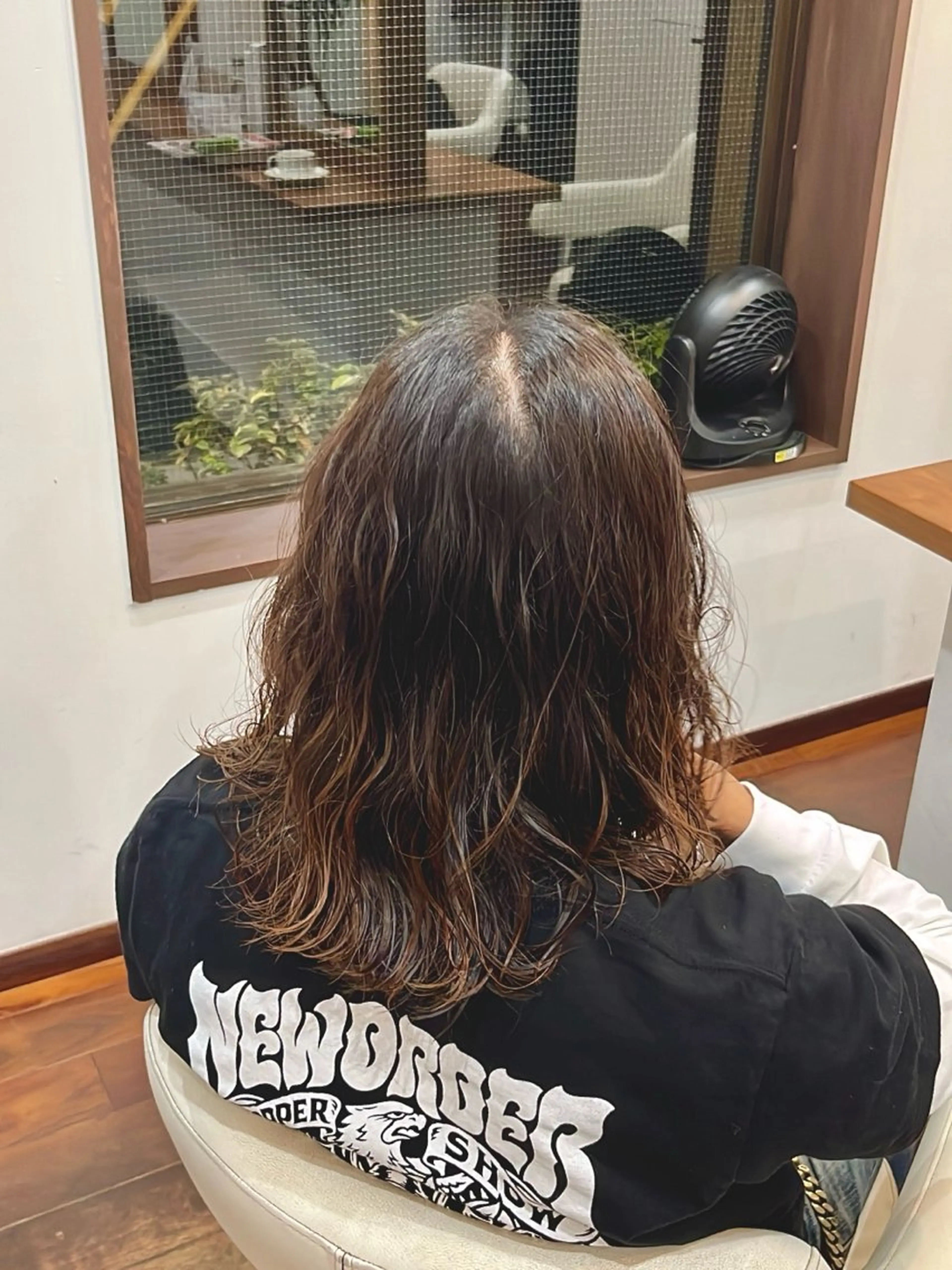 ロング パーマ メンズ カット パーマ トリートメント オートクチュールランコントレ西京極店所属・今在家 玲【艶髪スト レート/メンズ特化】のヘアスタイル