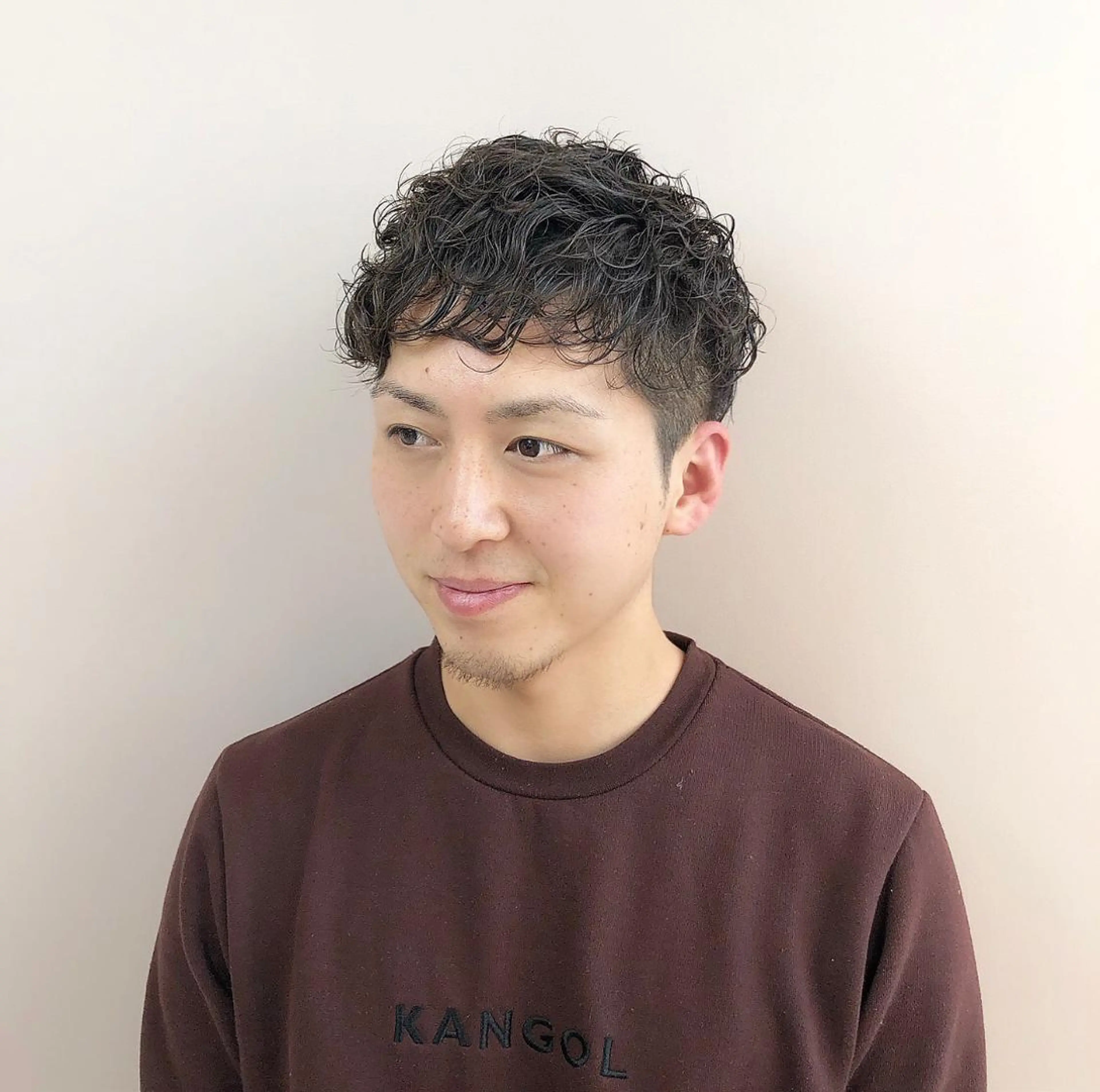 パーマ メンズ 佐野 太河のヘアスタイル
