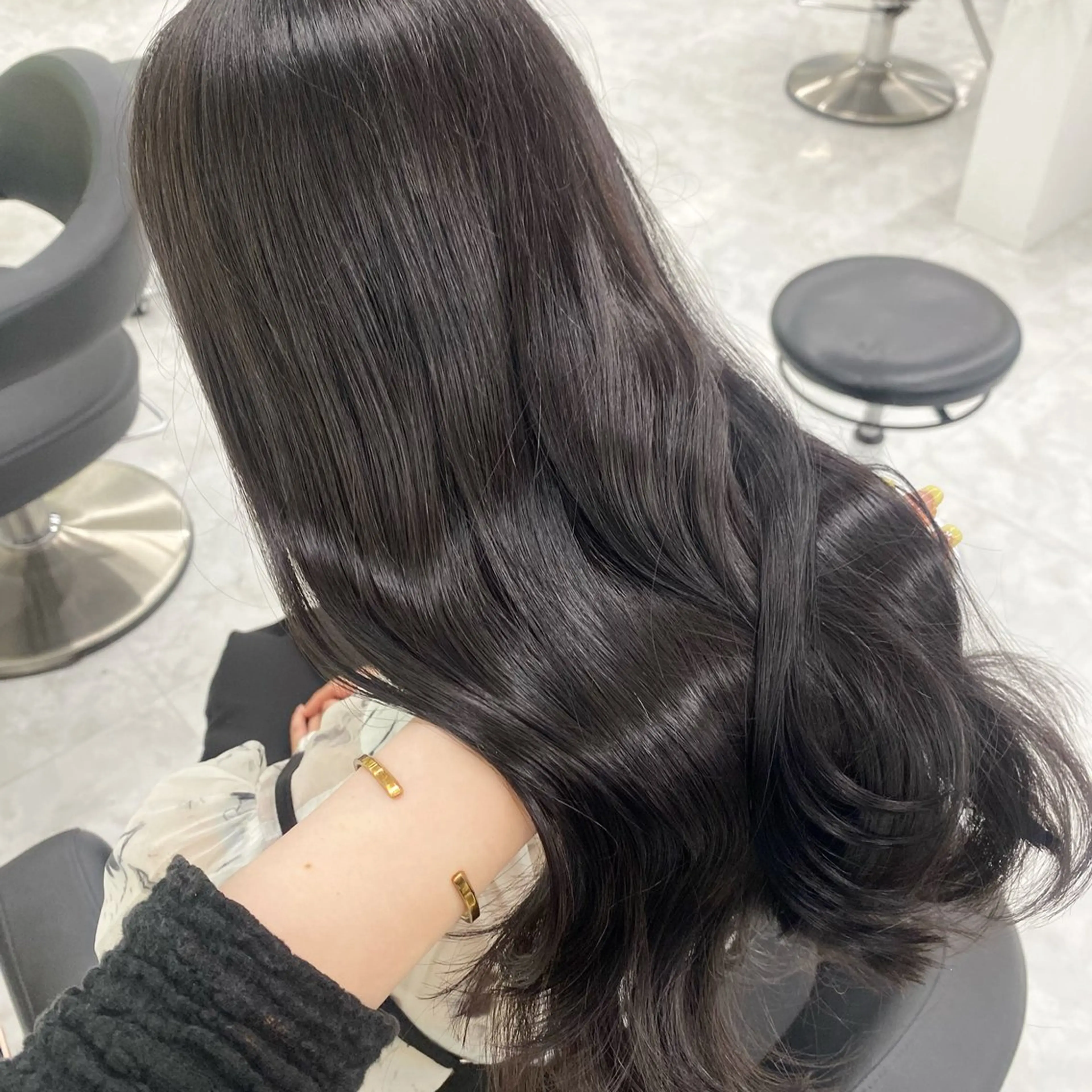 ミディアム カラー パーマ ヘアアレンジ メンズ キッズ ヘアカラー Lumo所属・💖横浜ブリーチなし 💖MIHOのヘアスタイル