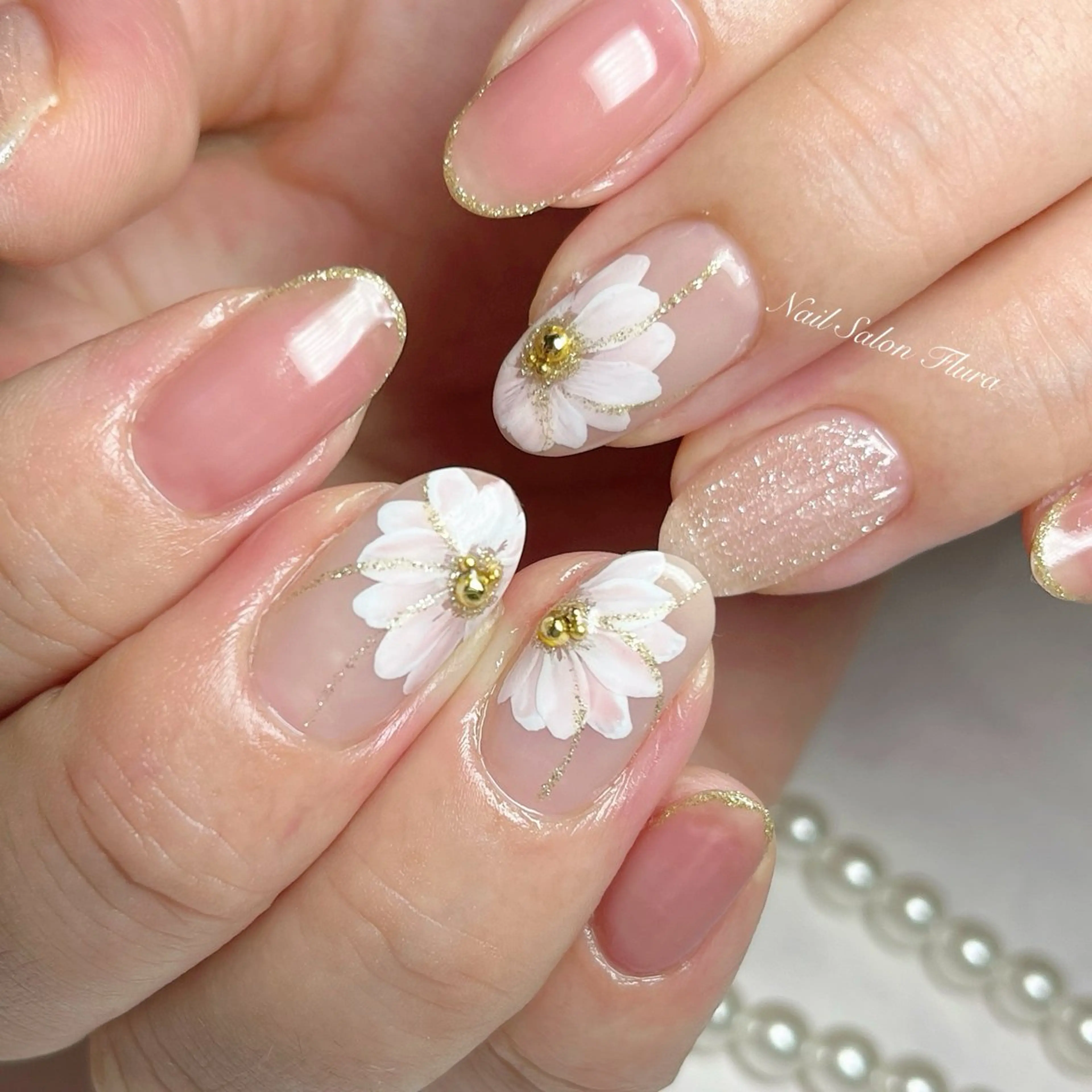 ネイル フラワーネイル NAILSALON Flura所属・NailSalon Fluraのネイルデザイン