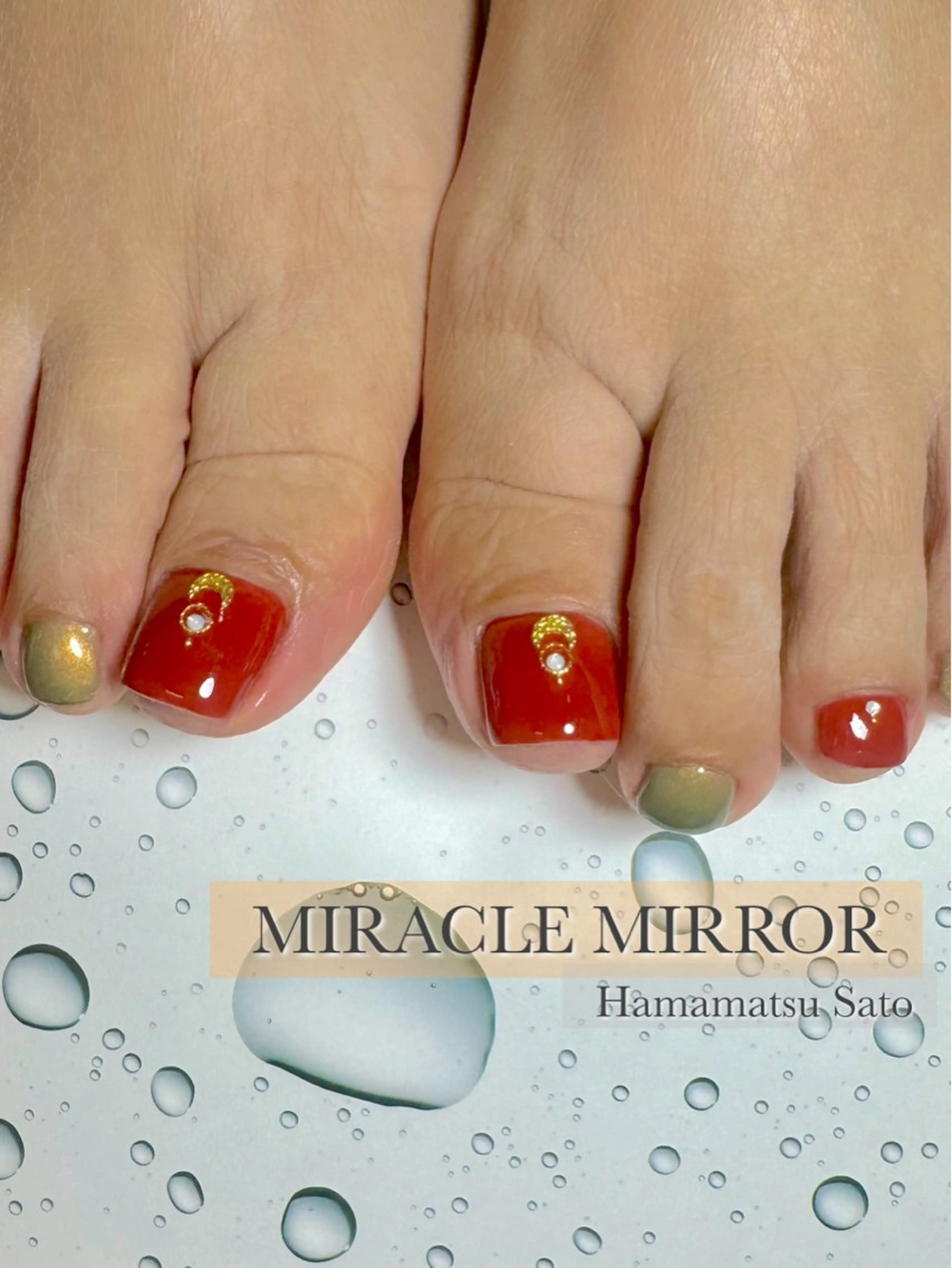 ネイル ミラクルミラー 町野のネイルデザイン