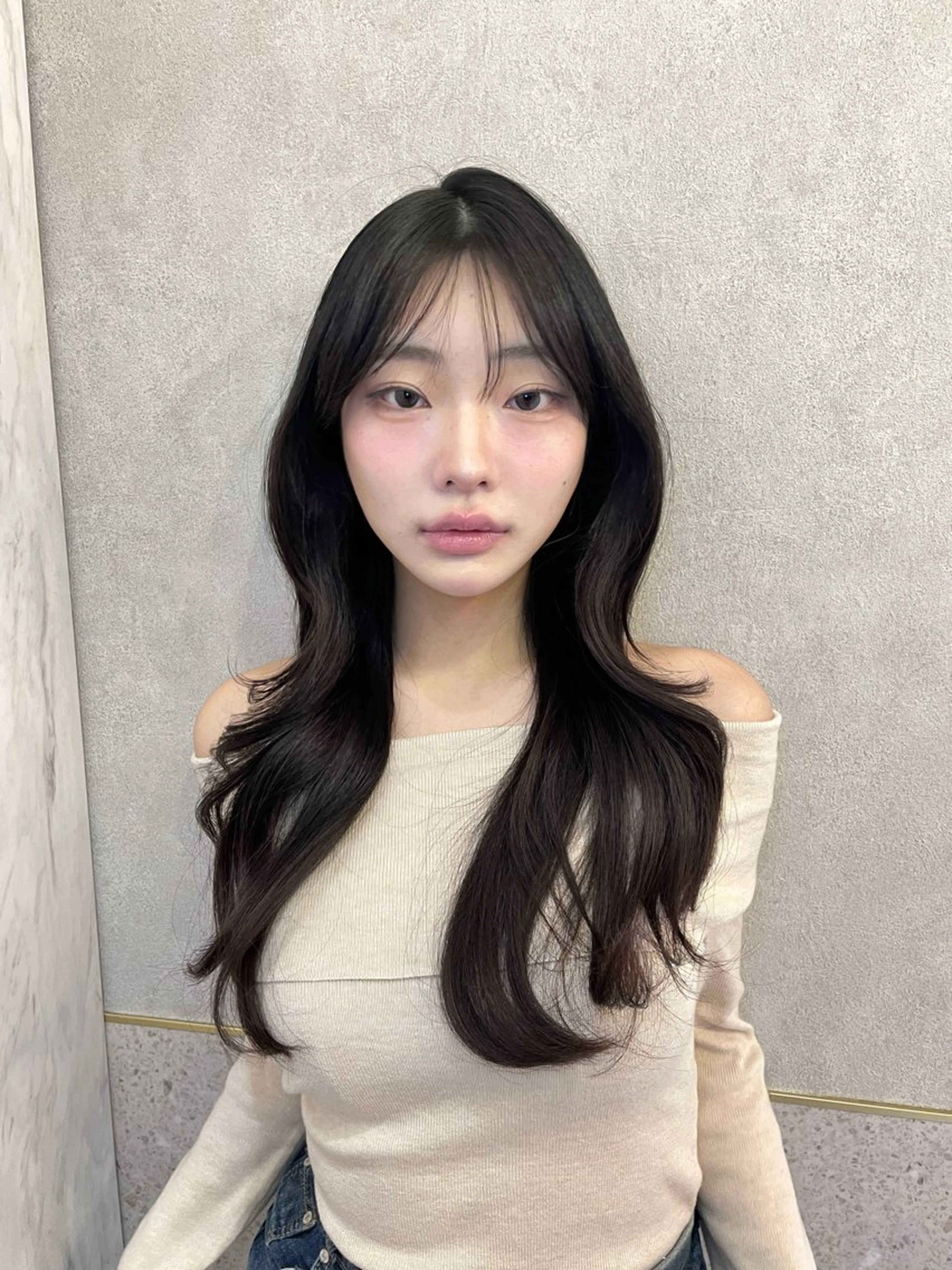 ロング カラー レイヤーカット RIN🩶レイヤー /ハッシュカットのヘアスタイル