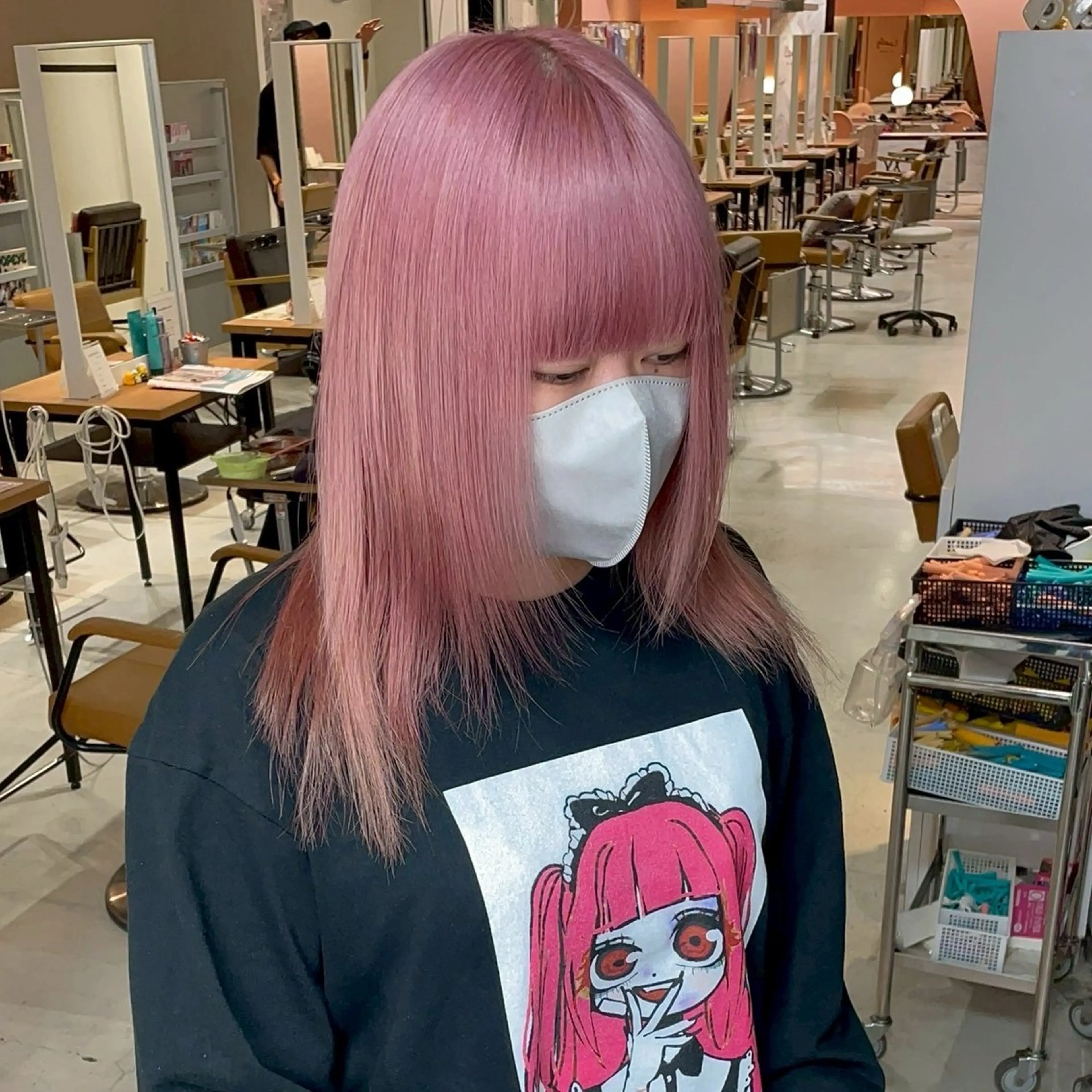 カラー ヘアカラー LUNTY NAMBA 難波駅前店所属・透け感ベージュ 🪐REN🪐のヘアスタイル