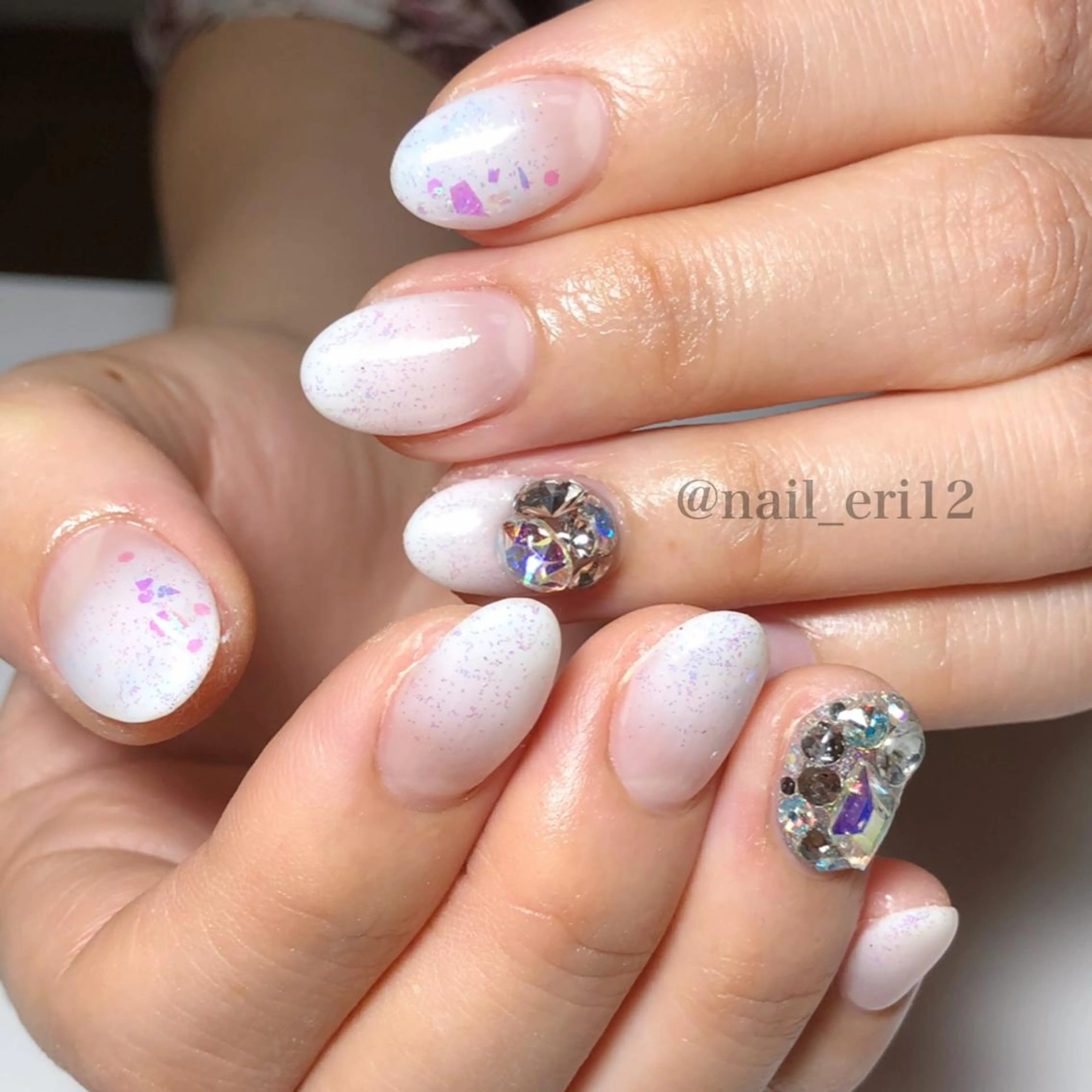 ミディアム ネイル nail salon &e eriのネイルデザイン