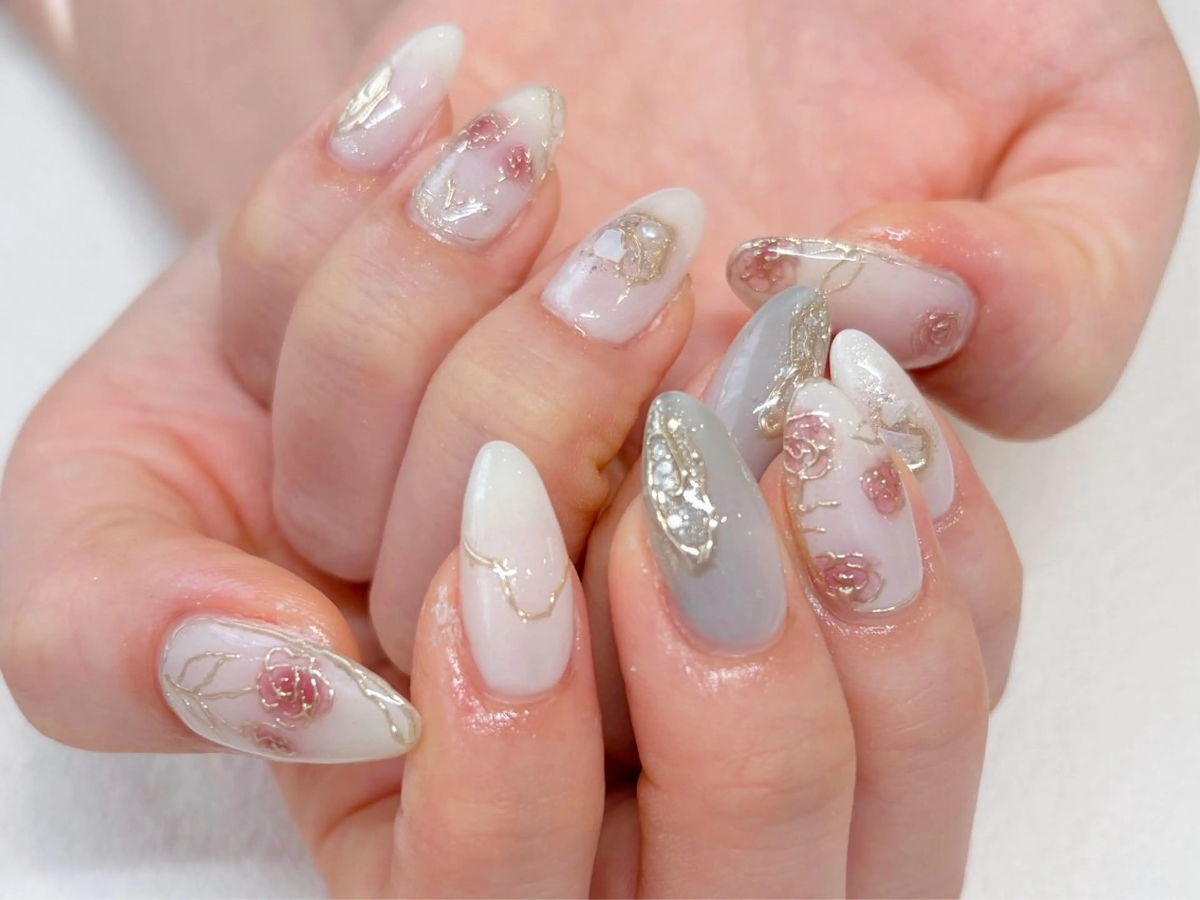 ネイル ニュアンス/持ち込み 🪼yui🪼のネイルデザイン