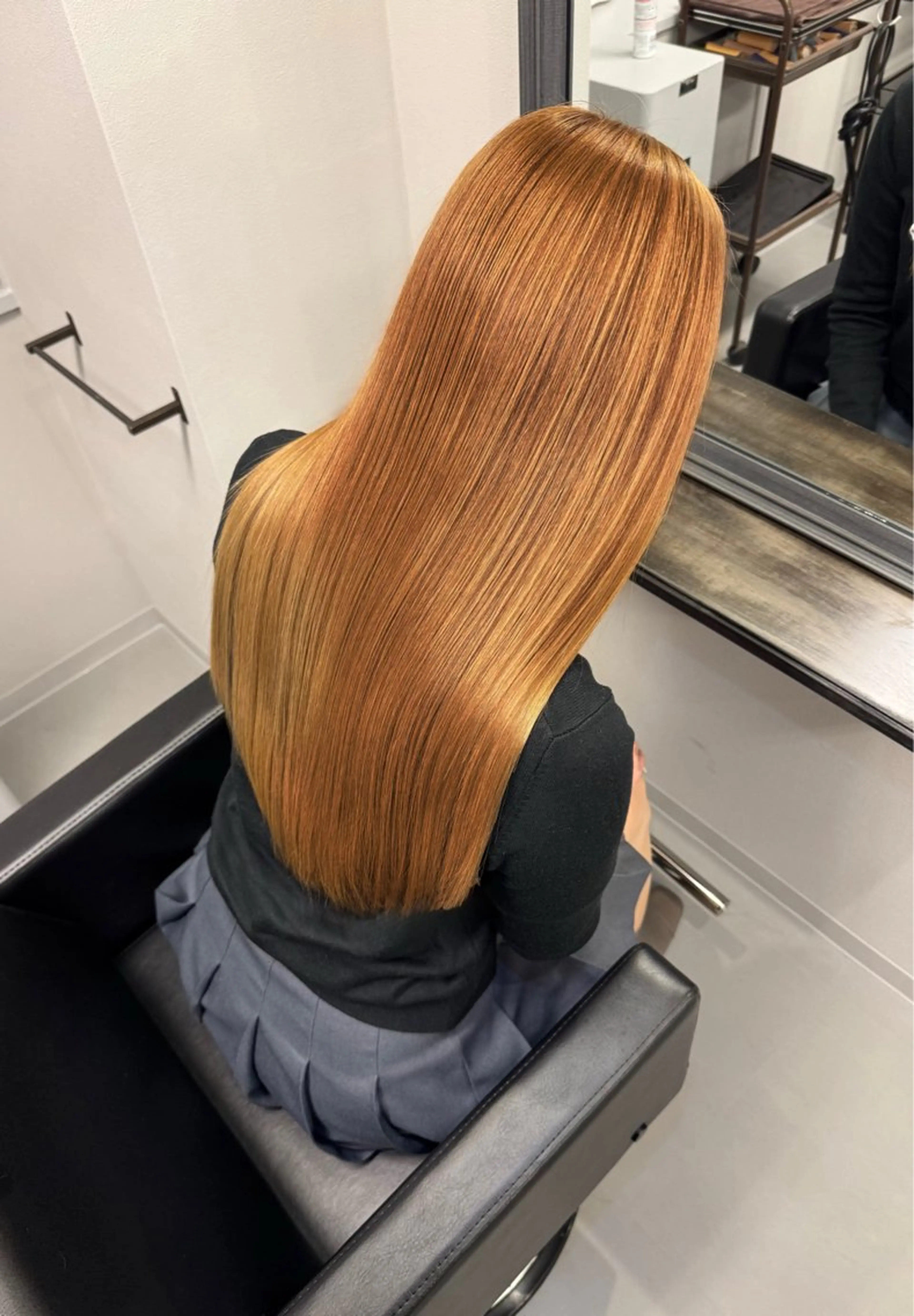 ロング カット ヘアカラー 縮毛矯正 トリートメント XYZ所属・縮毛矯正/髪質改善 韓国風/MIKIYAのヘアスタイル