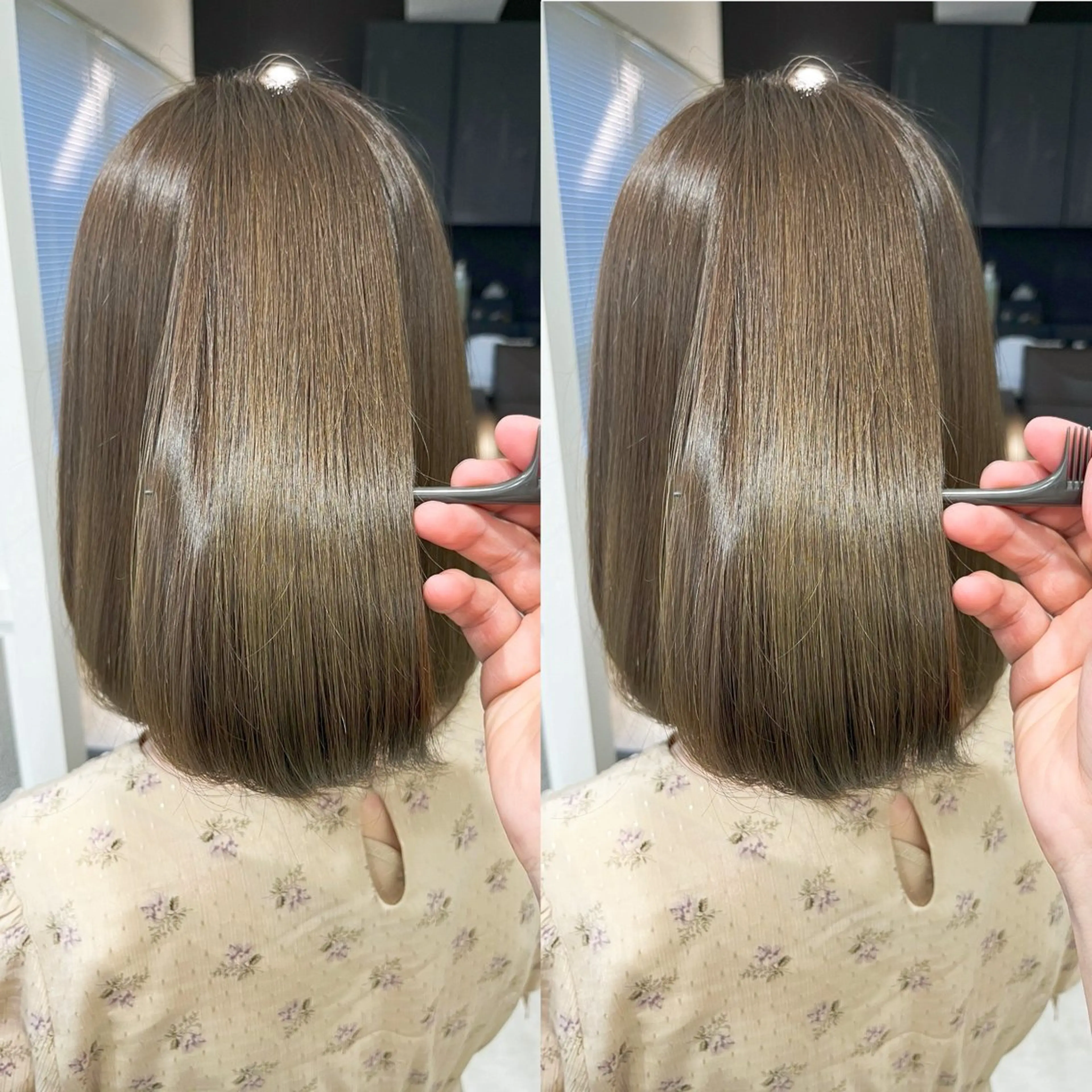 美髪縮毛矯正+4step TR(カット+¥3300で施術可◎)#髪質改善の写真