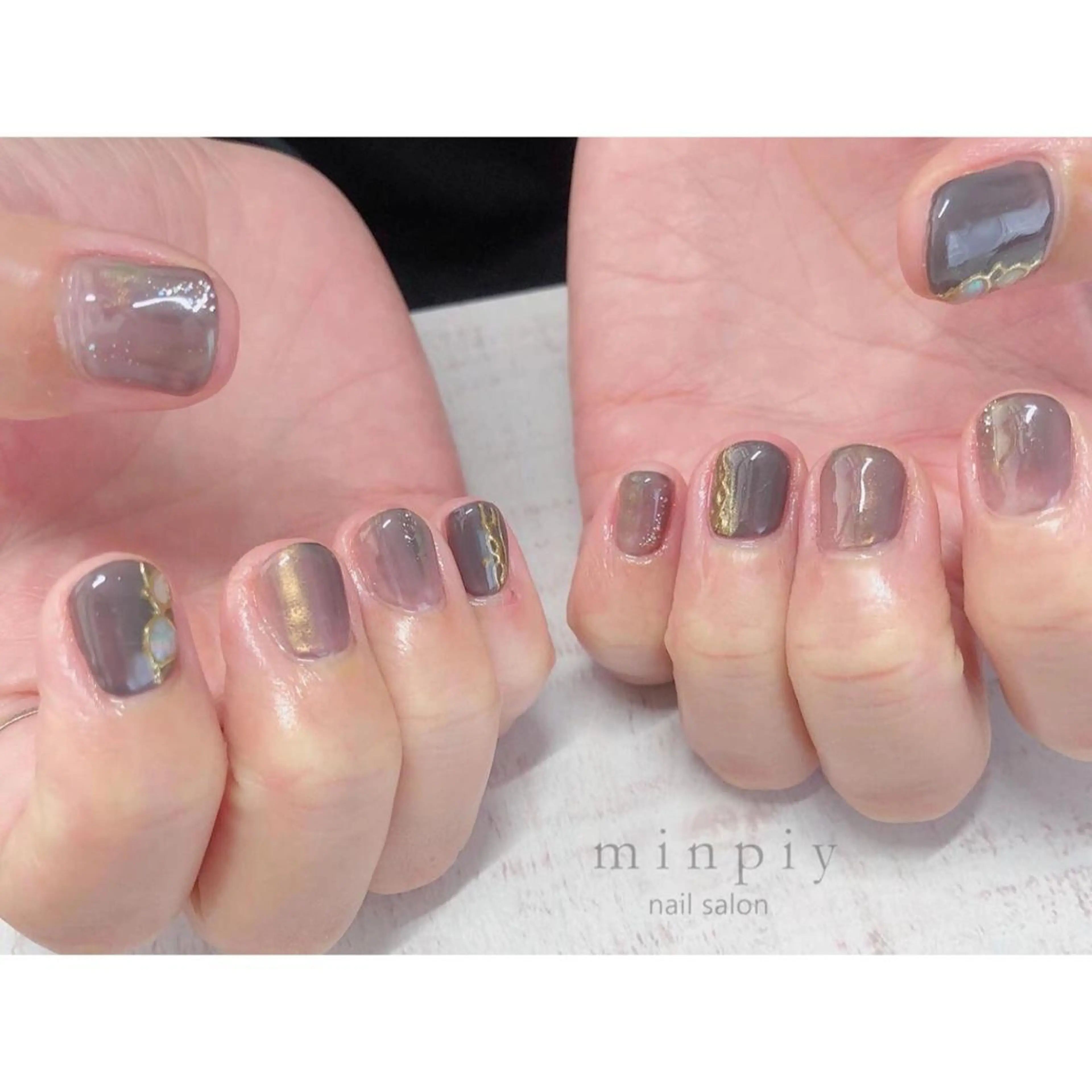 ネイル 𖡼 yumenoのネイルデザイン