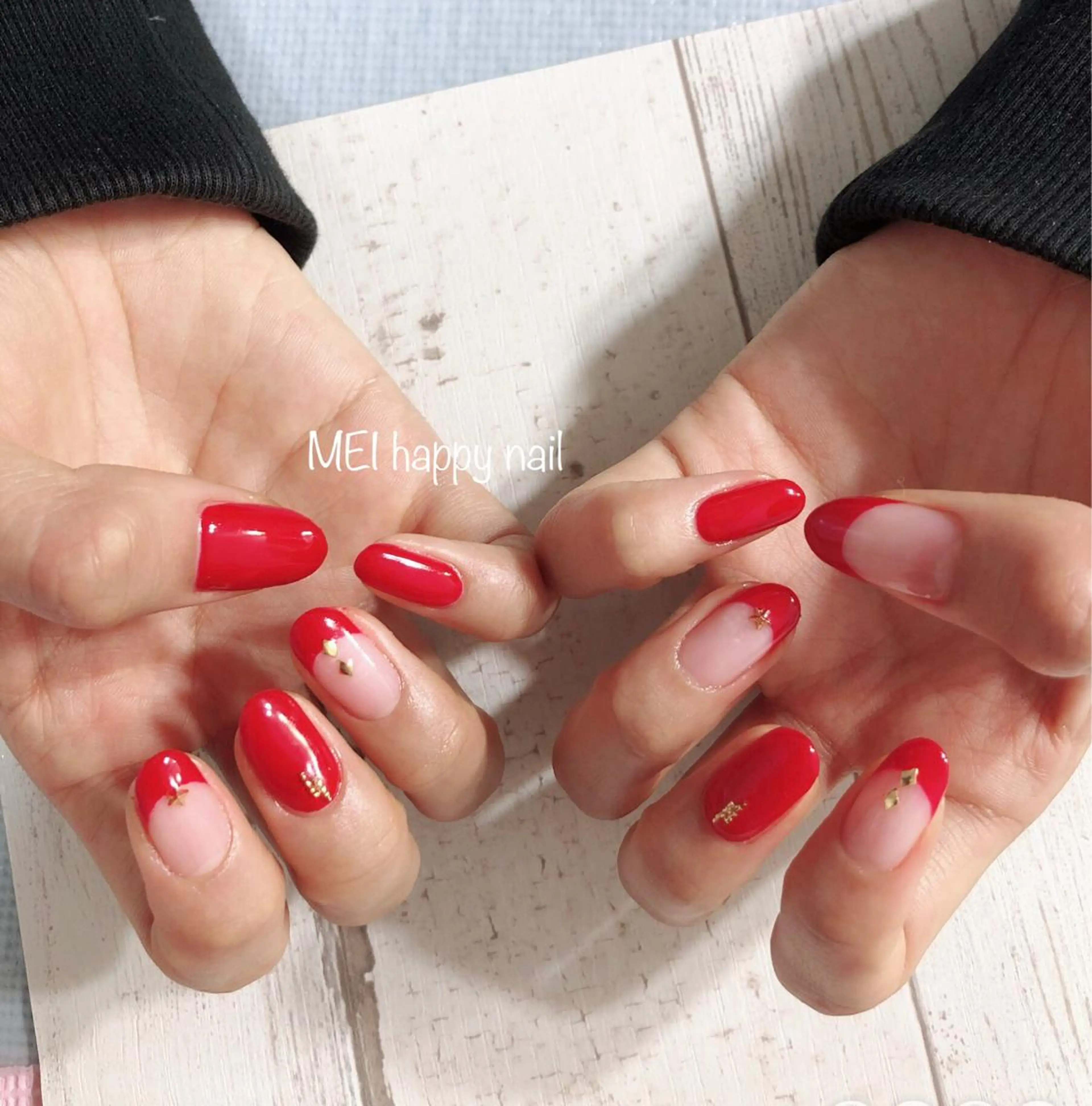 ネイル 北浦和 自爪育成ケアのネイルデザイン