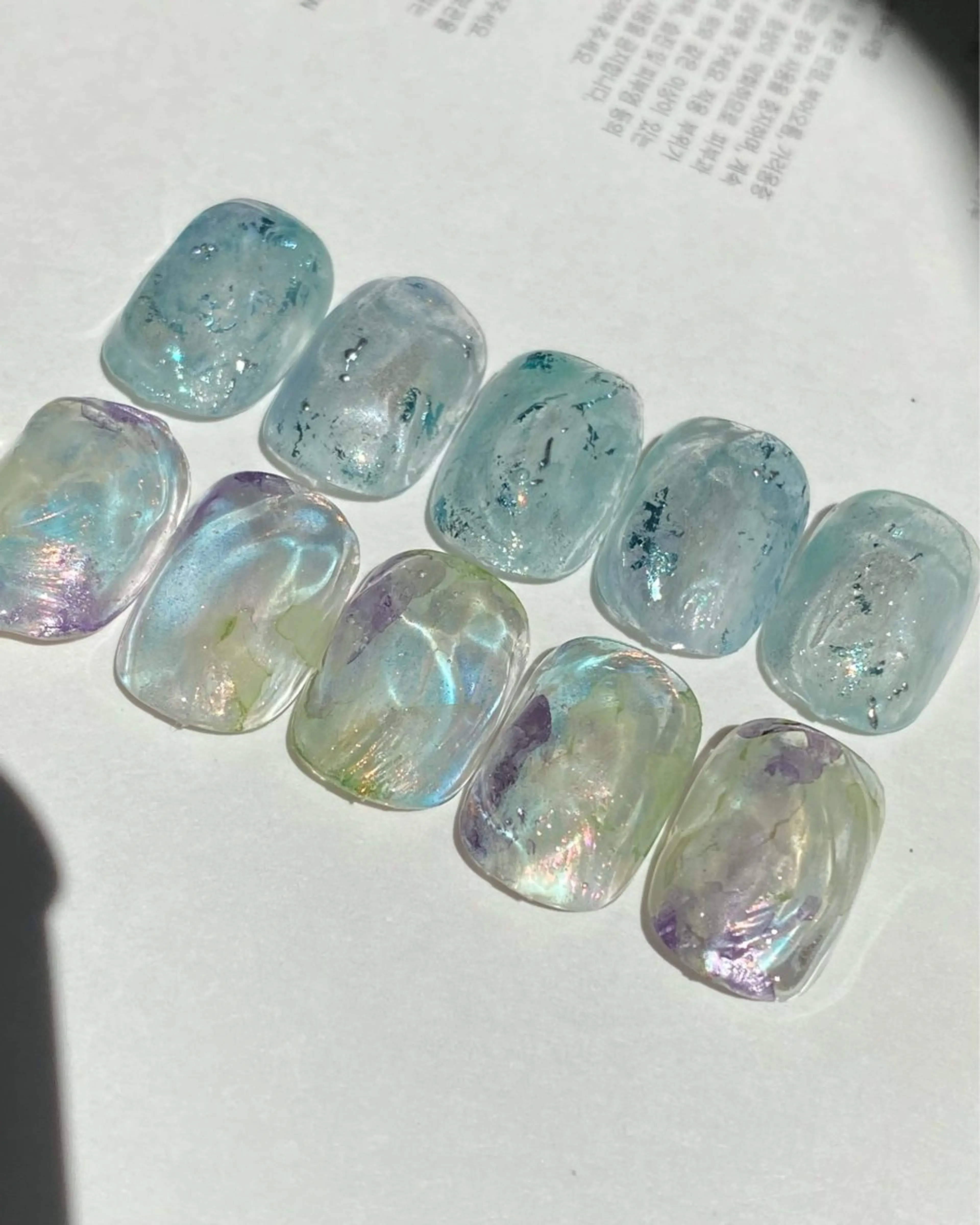 ネイル 成人式 フレンチネイル ジェルネイル ガーリー マグネットネイル ハンドネイル 草加ニュアンスネイル 🌚hersのネイルデザイン