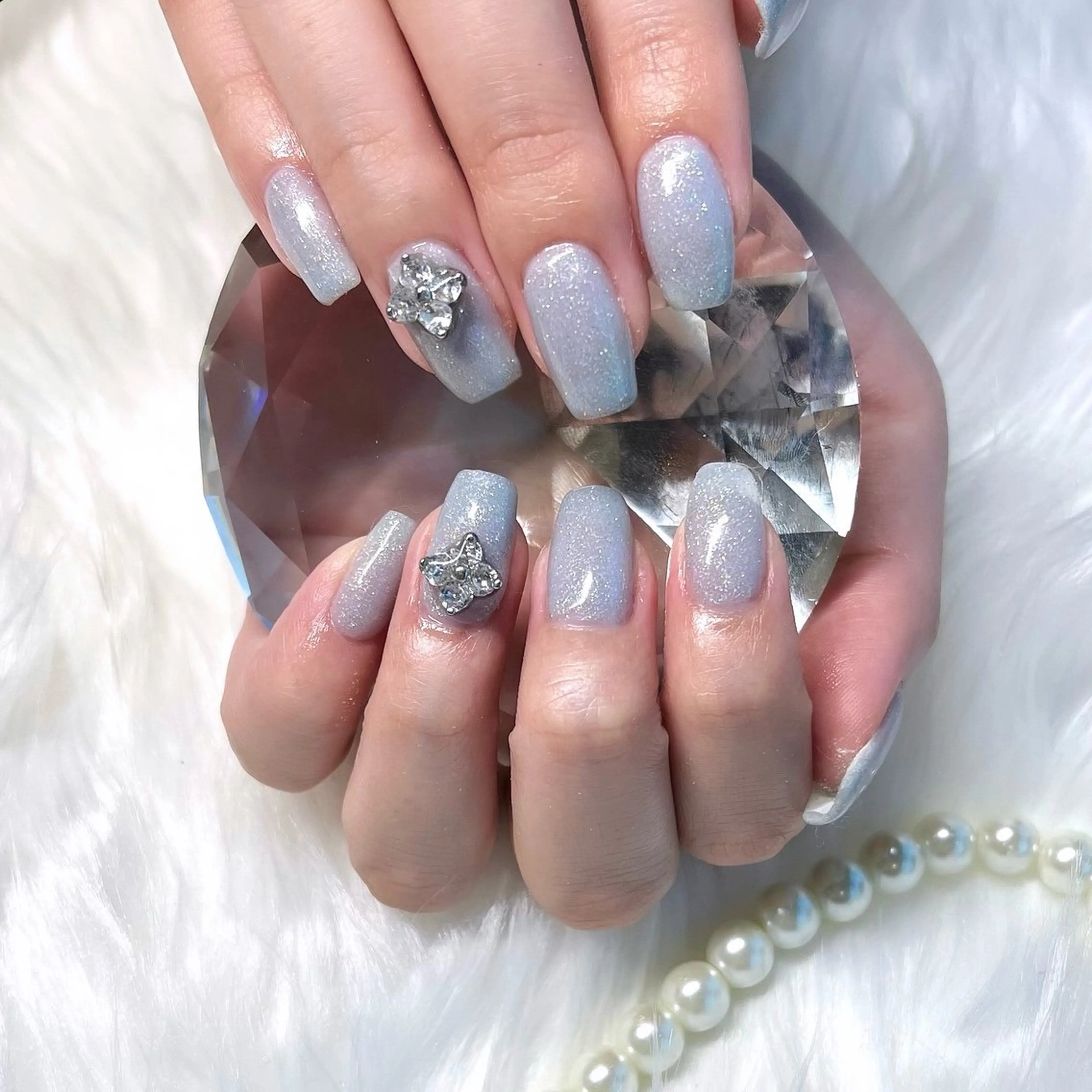 ネイル キラキラネイル ワンカラーネイル シンプルネイル ワンホンネイル ハンドネイル Kobayashi Komugiのネイルデザイン