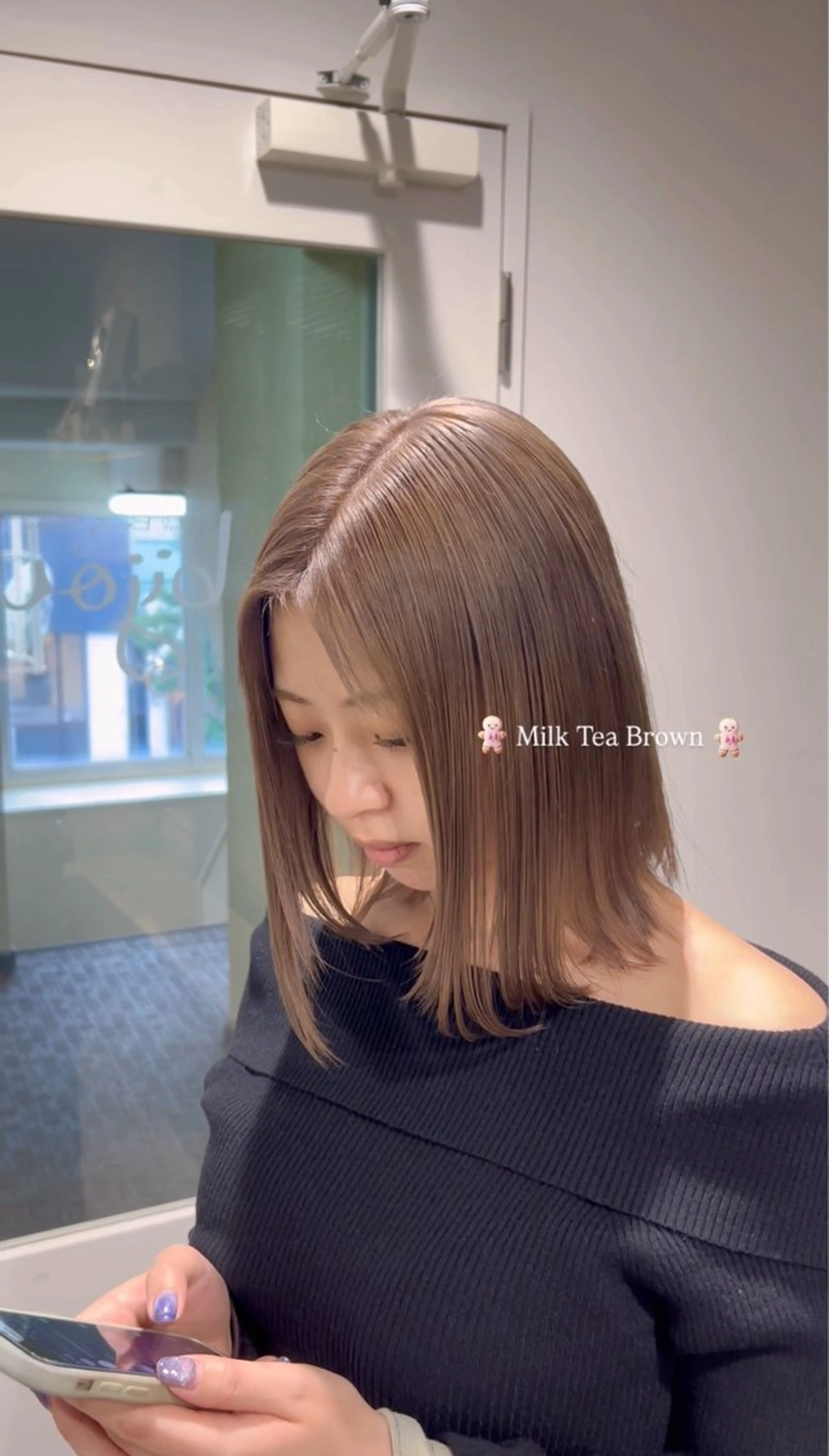 カラー➕シャンプー➕カット毛先整えるカットの写真