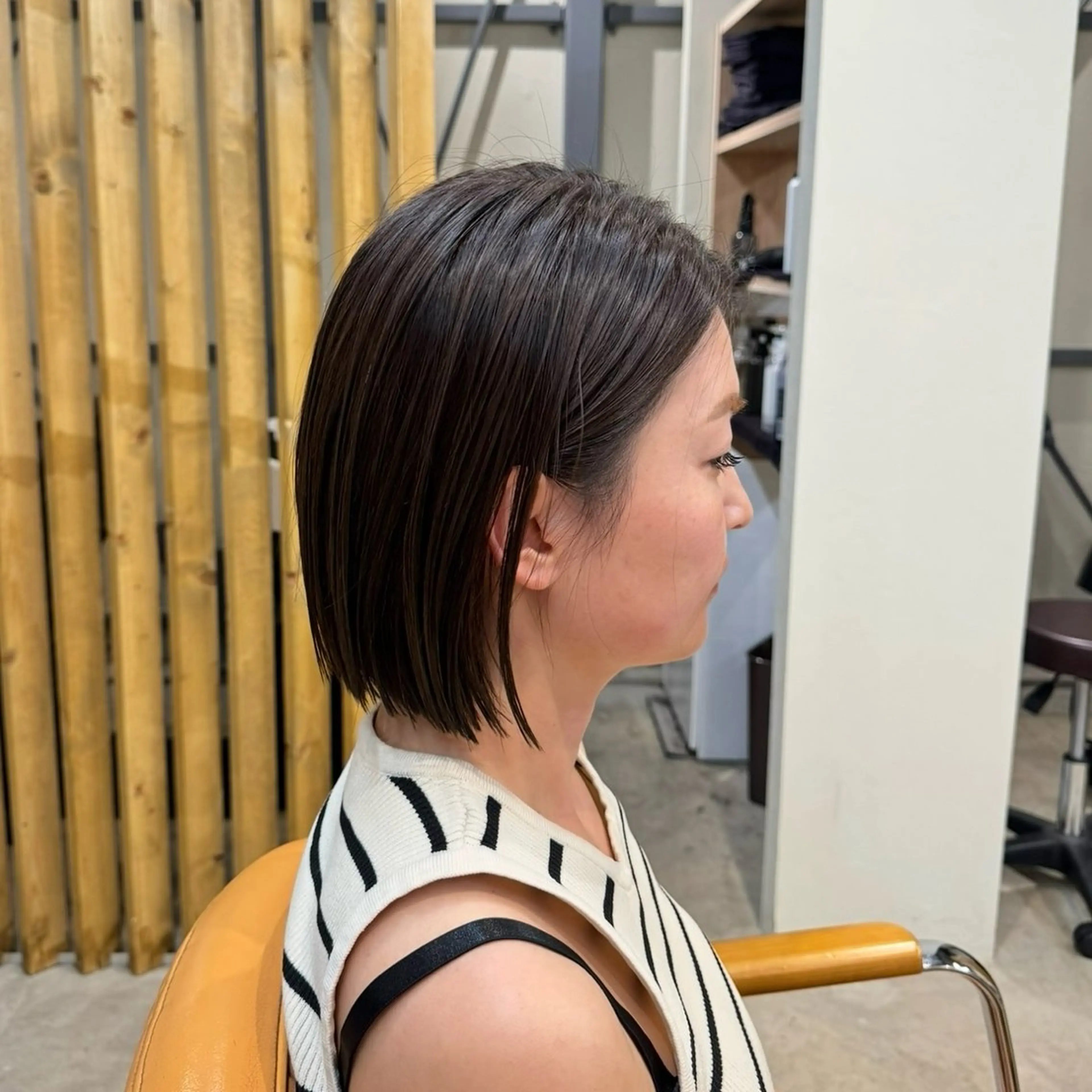 ショート ボブ 梅本 淑人のヘアスタイル