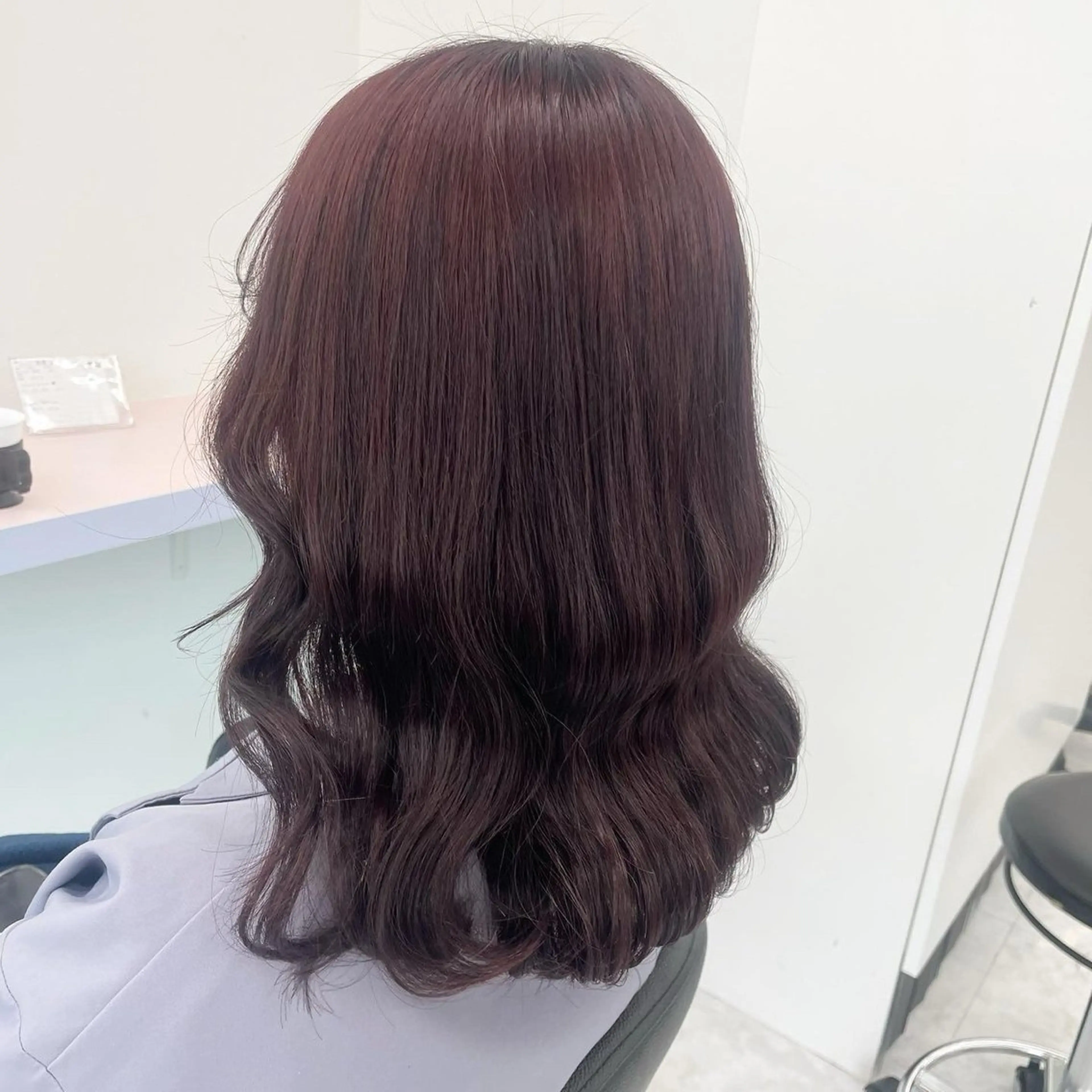 セミロング カラー パーマ ヘアアレンジ メンズ 🤍透明感カラー🤍 ブリーチ🤍AINEのヘアスタイル