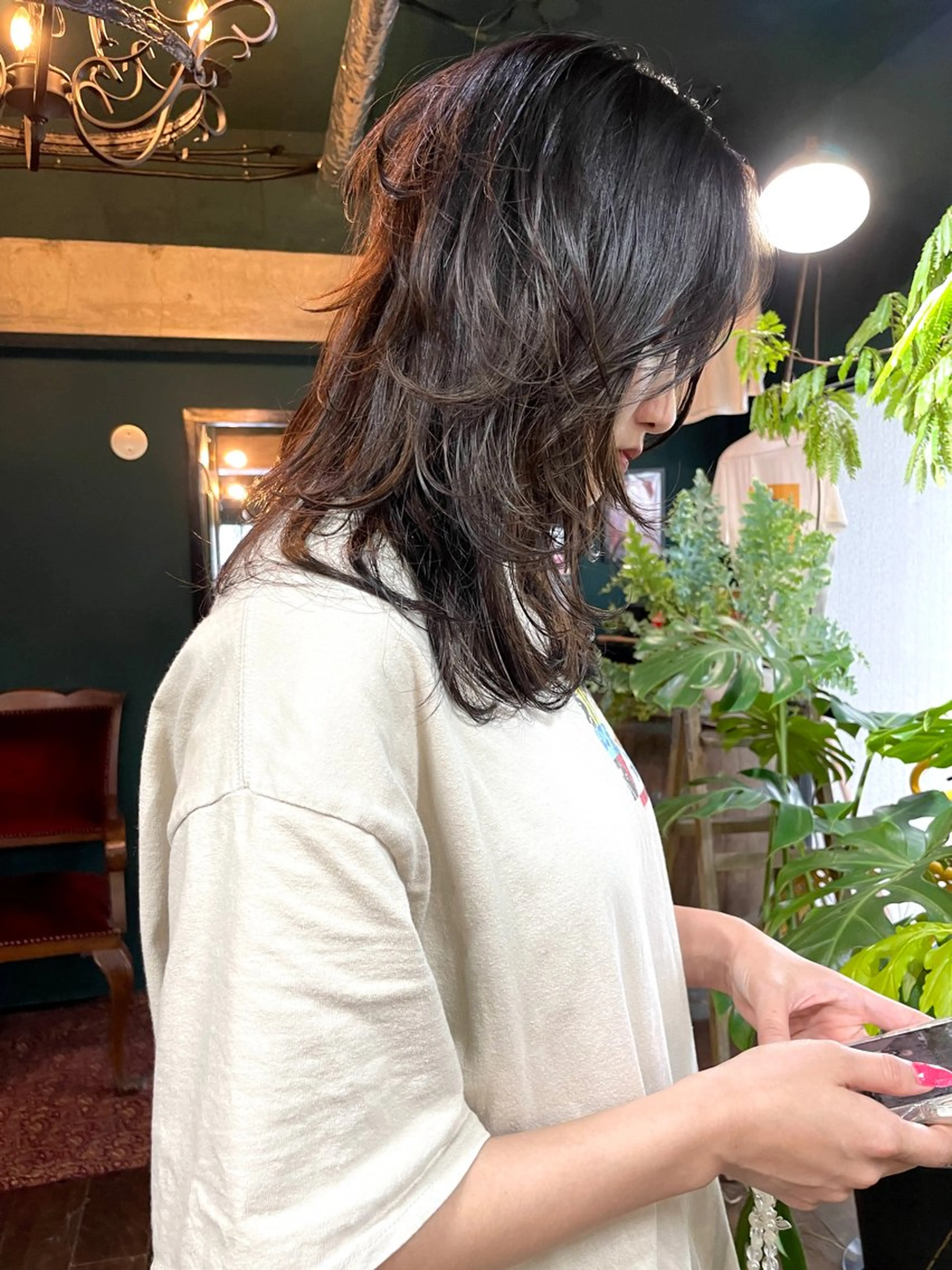 セミロング ハイレイヤー レイヤーカット vivre libre所属・vivre libreのヘアスタイル