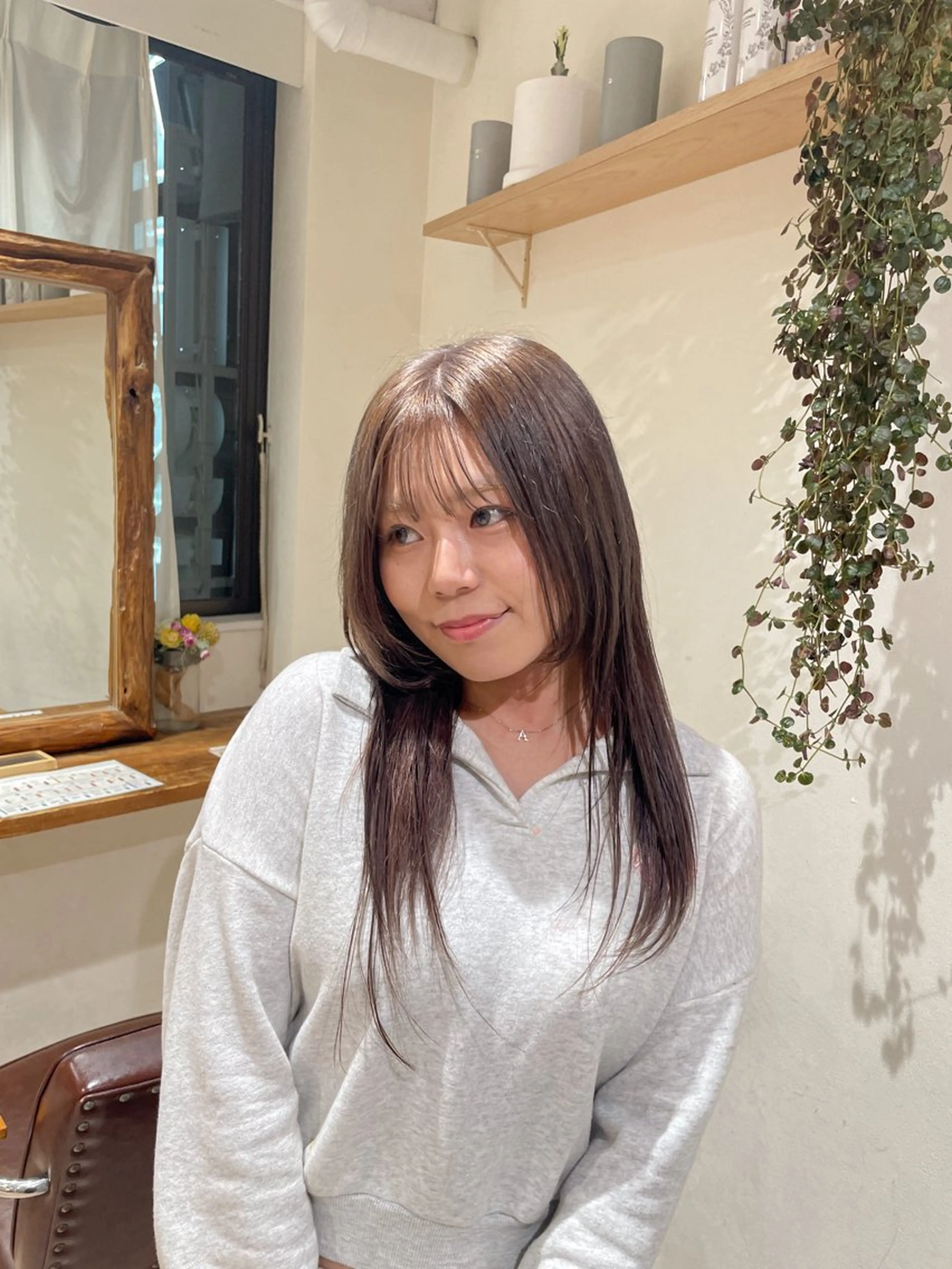 セミロング カラー ヘアカラー トリートメント 似合わせカット ▫️ｲﾁｶ🌻のヘアスタイル