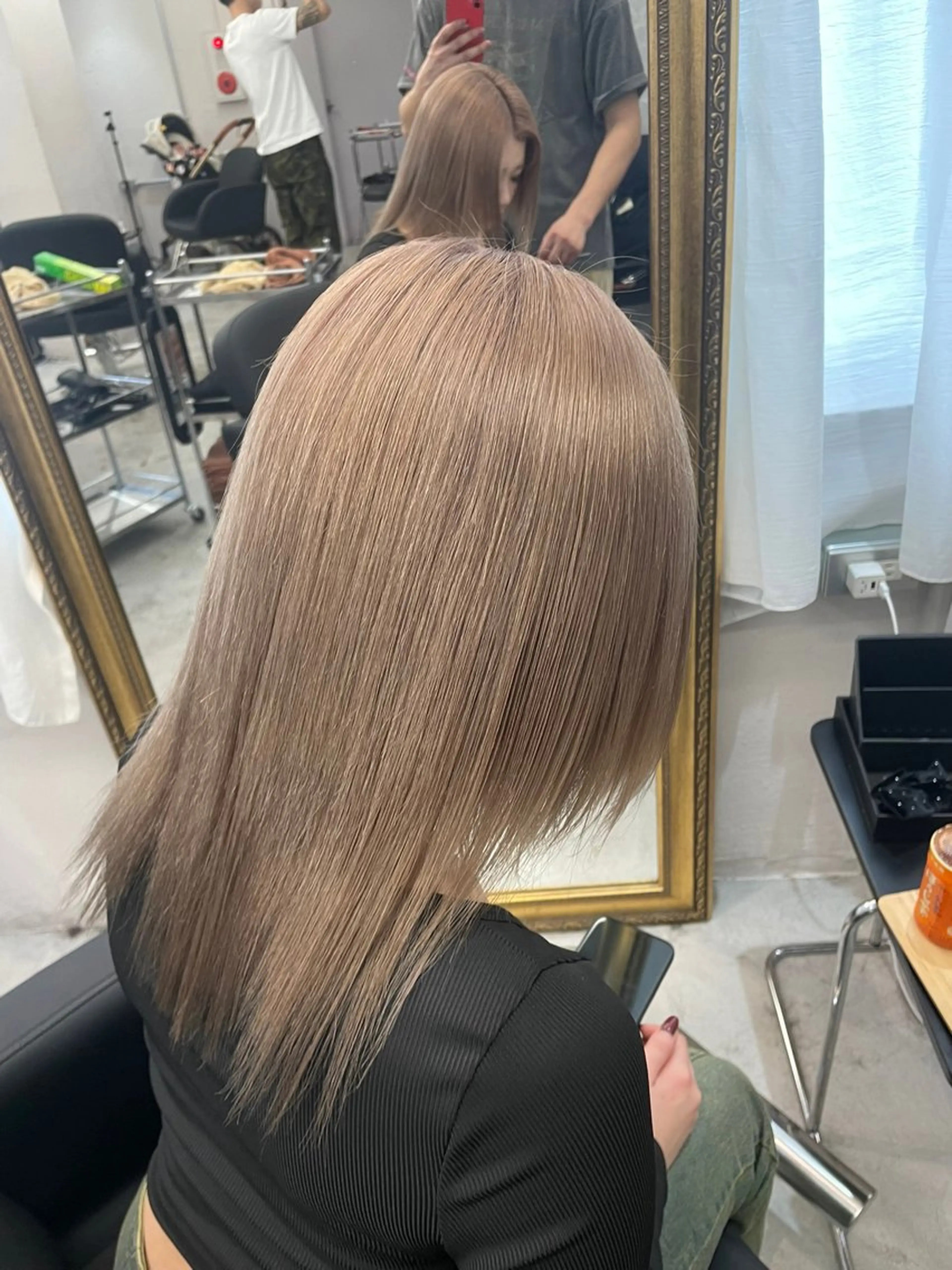 ミディアム ヘアカラー ブリーチ/ゆうと /バレイヤージュのヘアスタイル