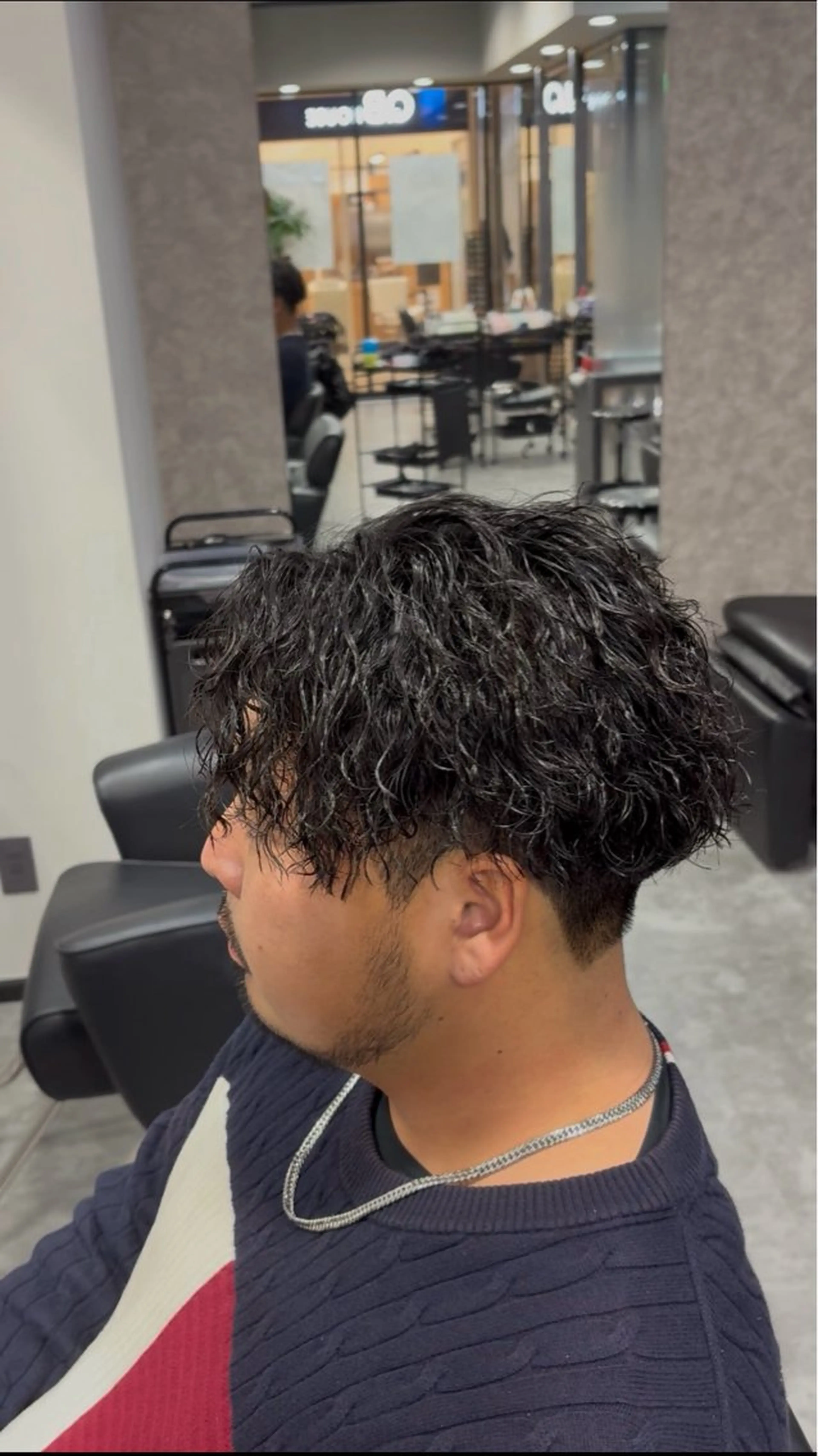 メンズ センターパート フェザーパーマ メンズパーマ カット パーマ Hair Salon LUCEY所属・メンズパーマ/カラ ー/川越/成田最のヘアスタイル