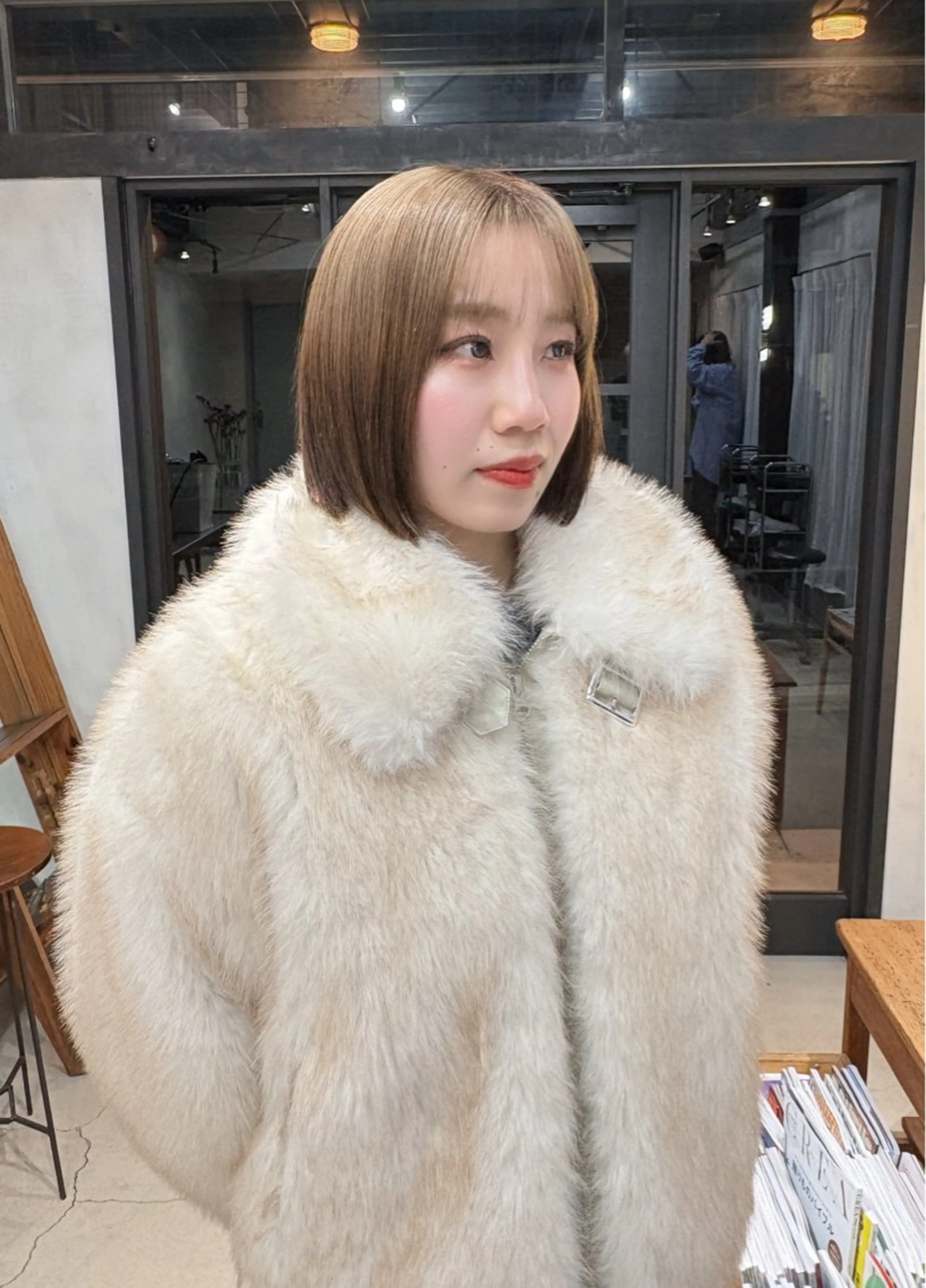 ショート カラー ベージュカラー ヘアカラー トリートメント 京都/カラー/松野 翔のヘアスタイル