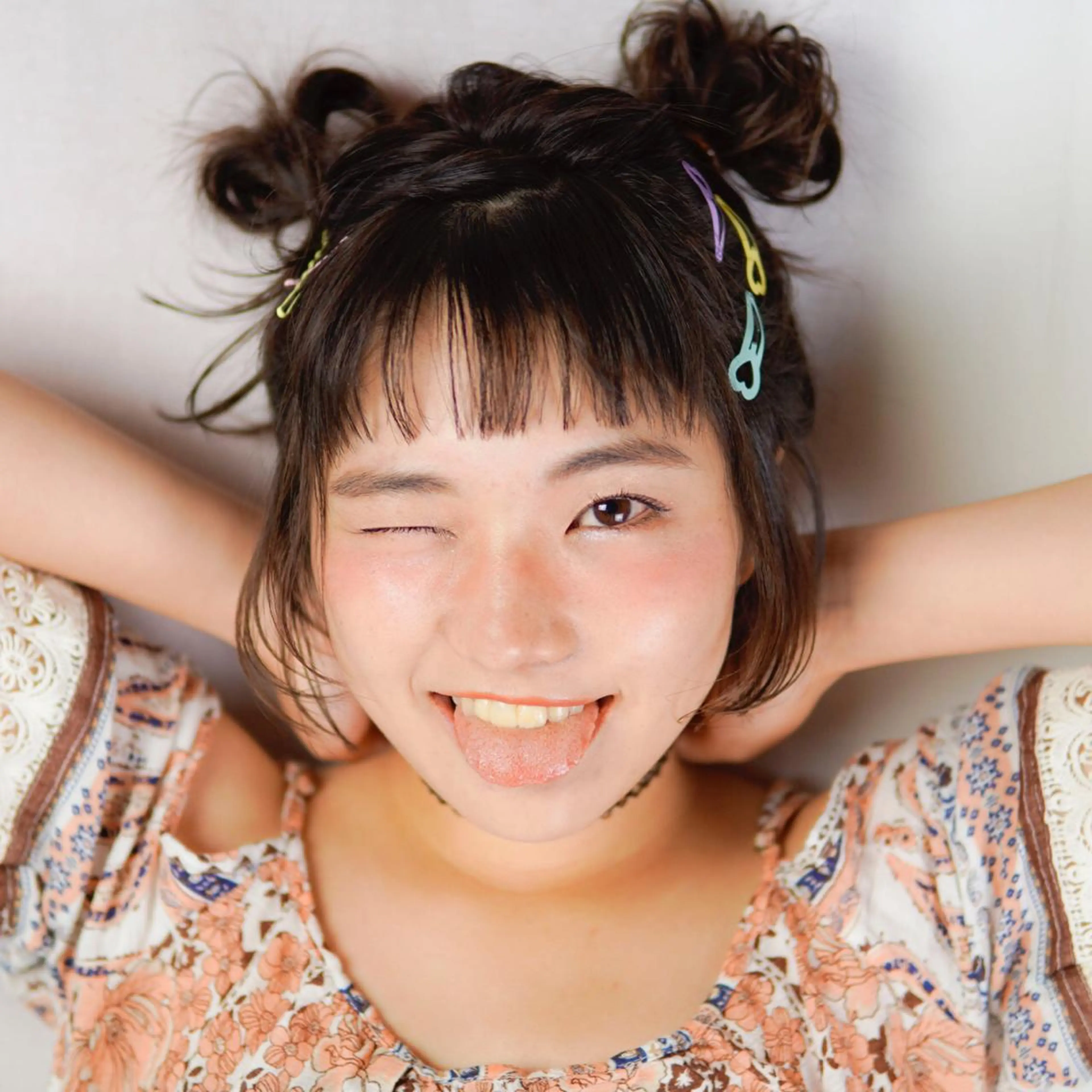 ショート ヘアアレンジ お団子ヘア ボブ 髪質改善、エクステ 山口卓哉のヘアスタイル