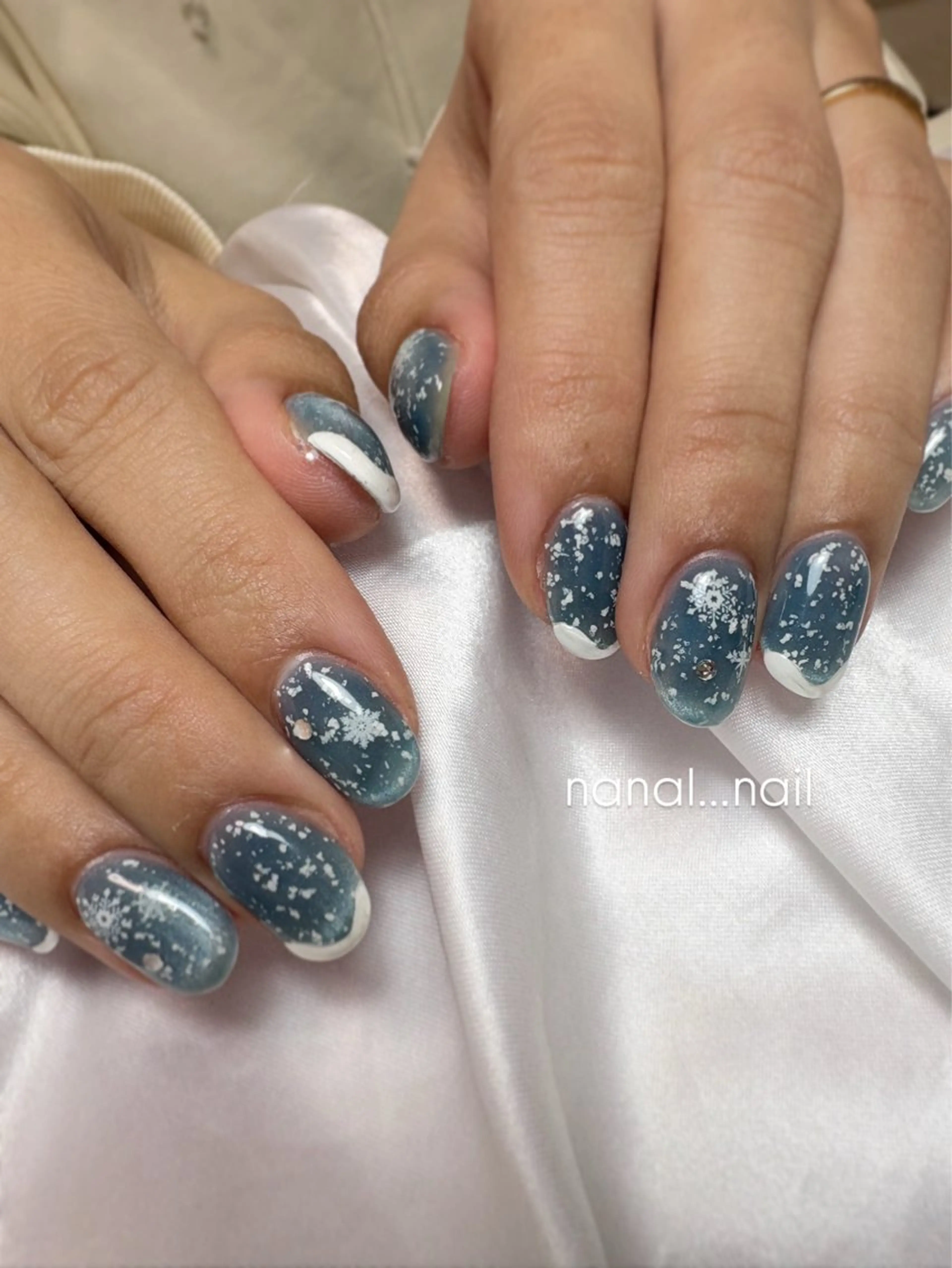 ネイル 冬ネイル nanal nailのネイルデザイン