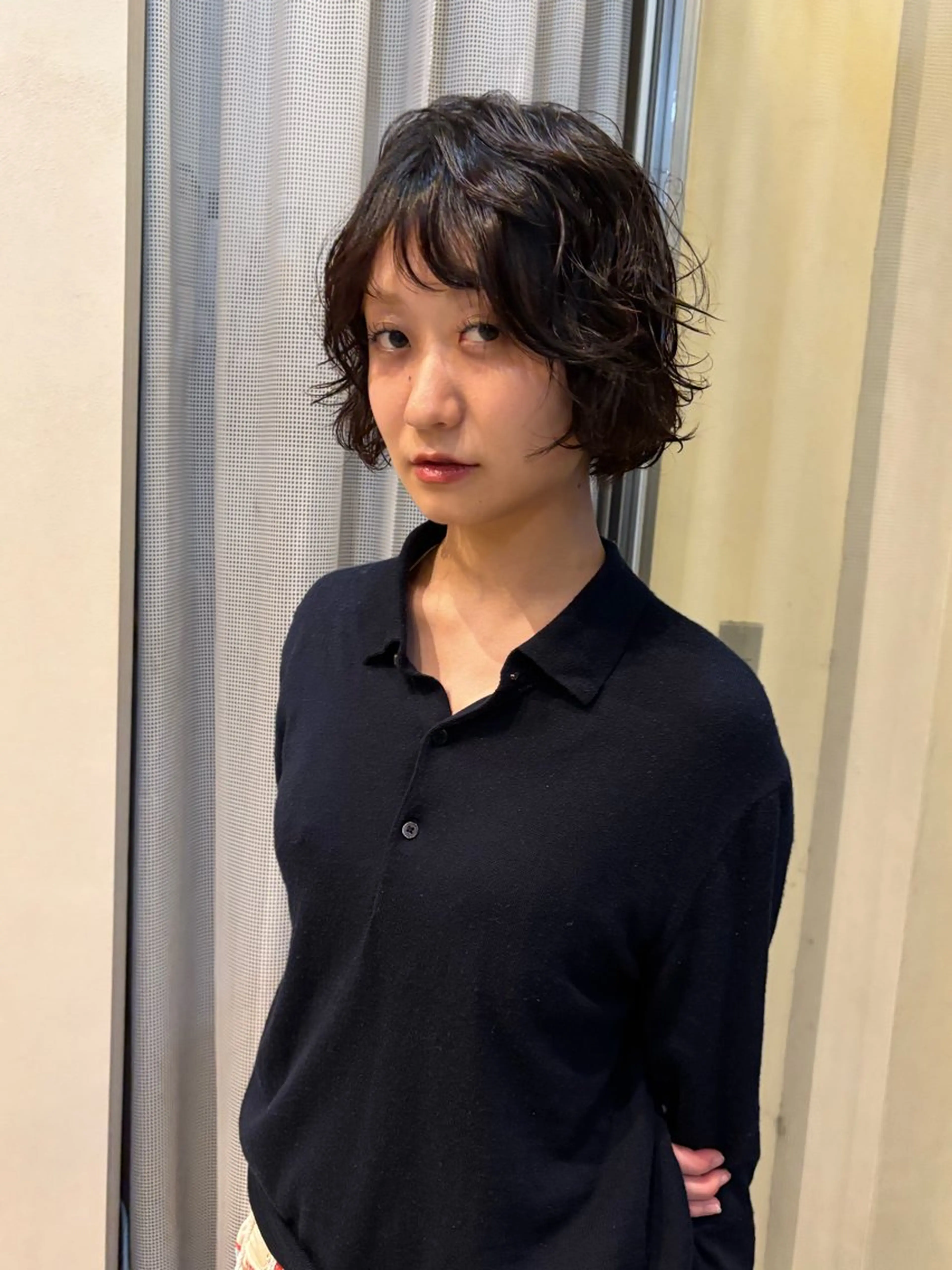 ショート パーマ IRO所属・岡田 祐樹のヘアスタイル