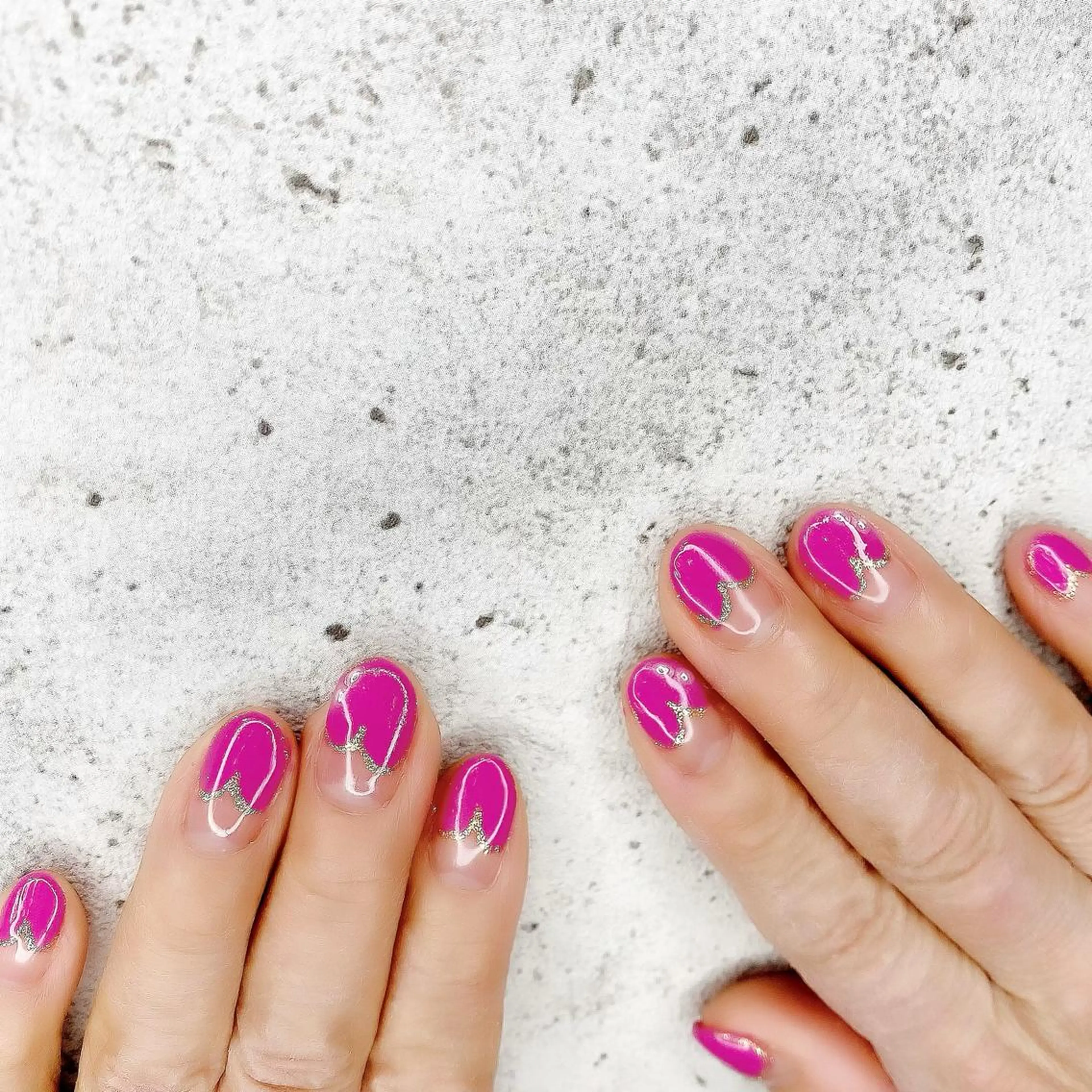 ミディアム カラー パーマ ヘアアレンジ メンズ キッズ ネイル マツエク・マツパ ハンドネイル Salon Ｋのネイルデザイン