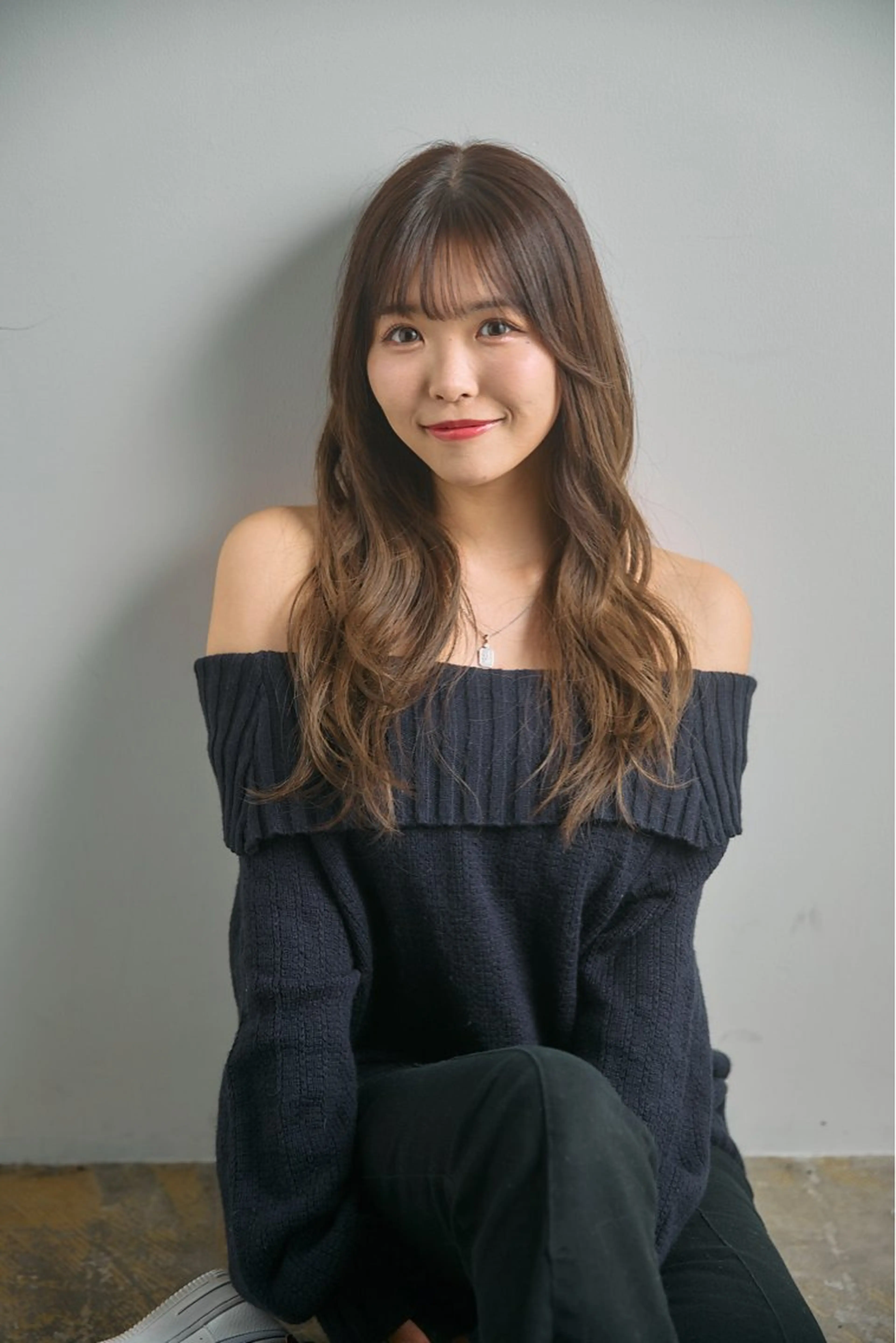 ロング カラー ベージュカラー ヘアカラー ブレンバイドット所属・ニュアンスカラー/ 🫧レミ(坊主)のヘアスタイル