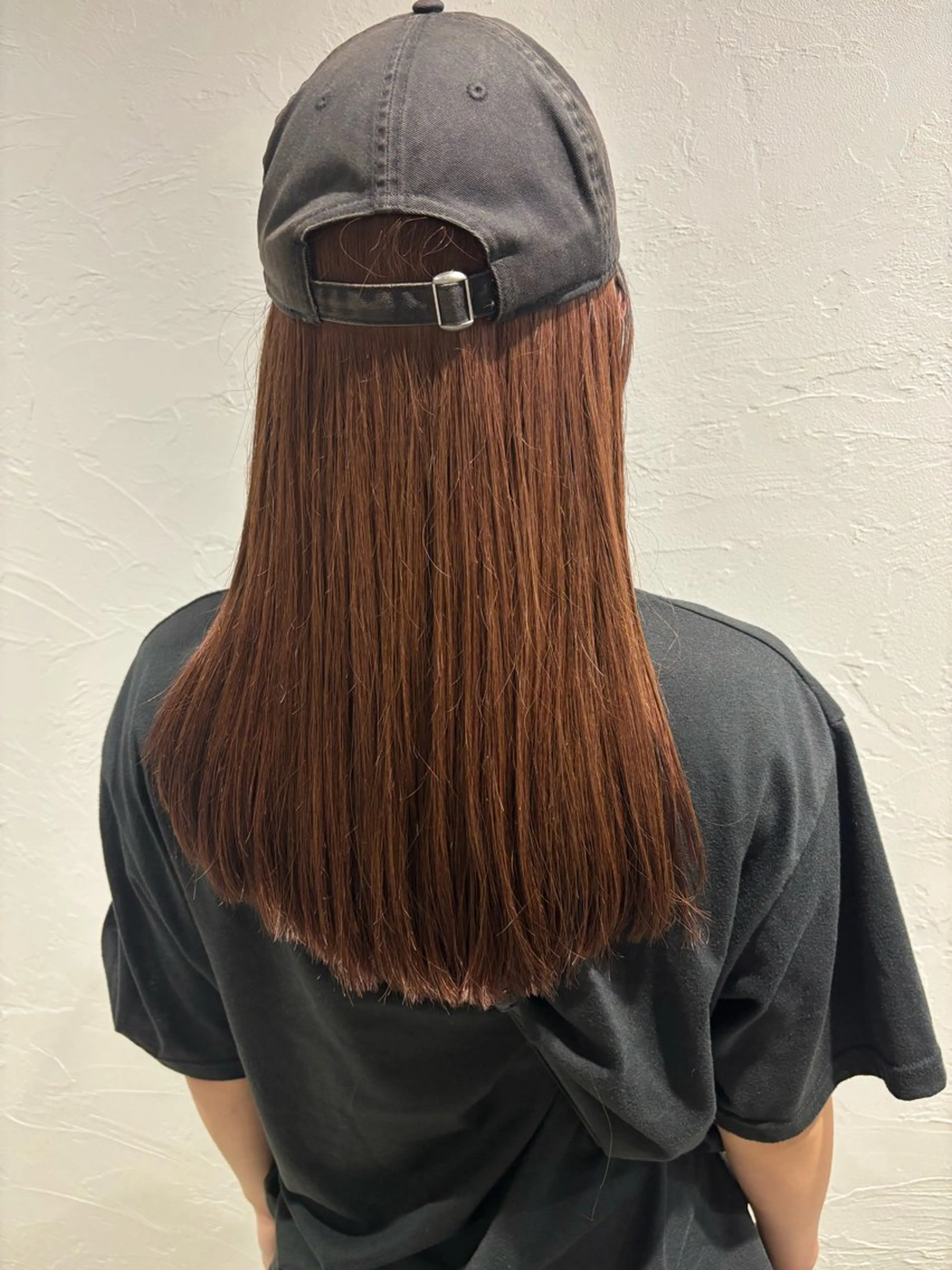 セミロング カラー ヘアカラー saru所属・大西 柚羽のヘアスタイル