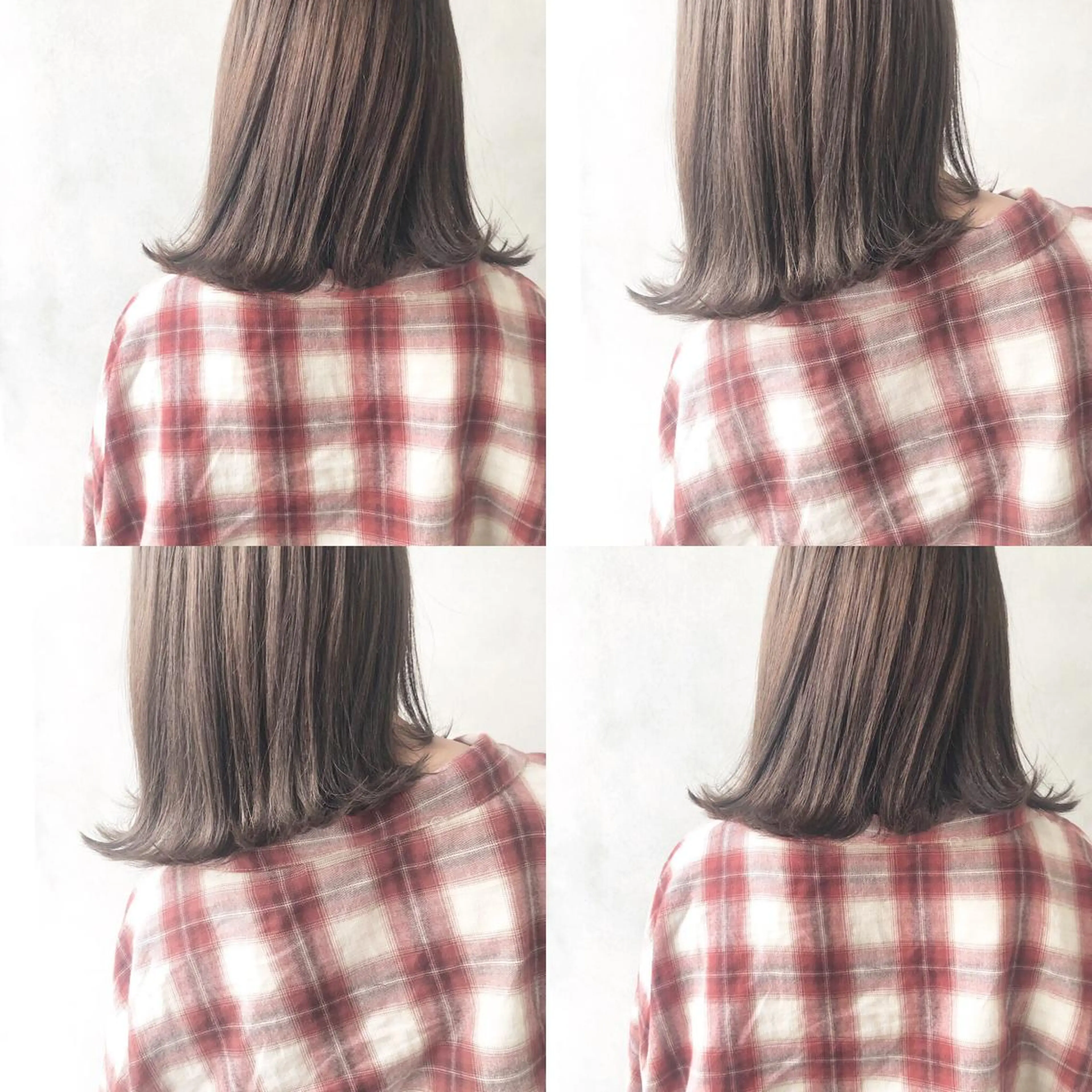 ミディアム ハイライト 小澤大輔 YOLO hairのヘアスタイル