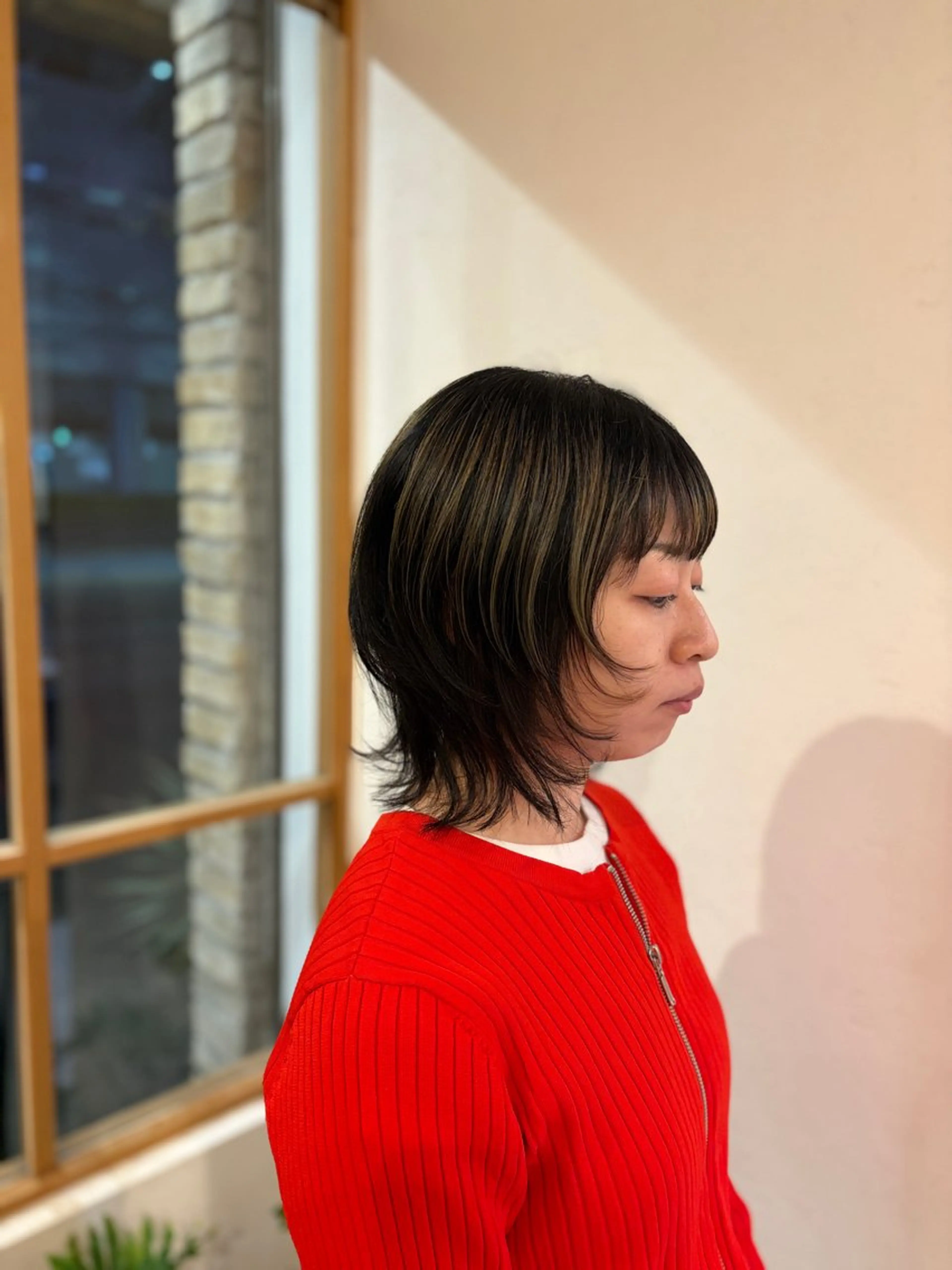 ショート 顔周りカット レイヤーカット 木田 絢子のヘアスタイル