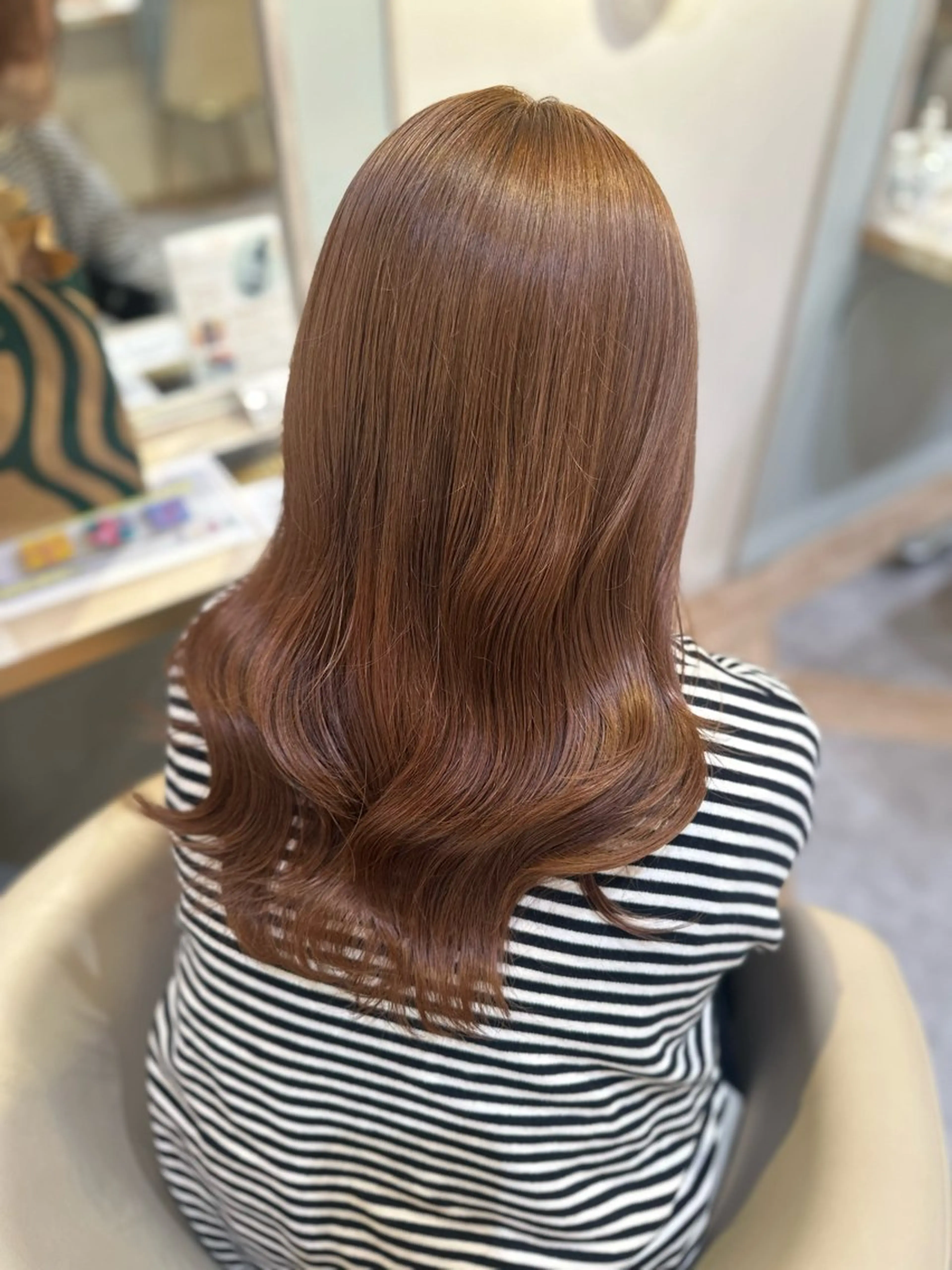 セミロング ヘアカラー トリートメント 髪質改善/縮毛矯正 🌻momokaのヘアスタイル