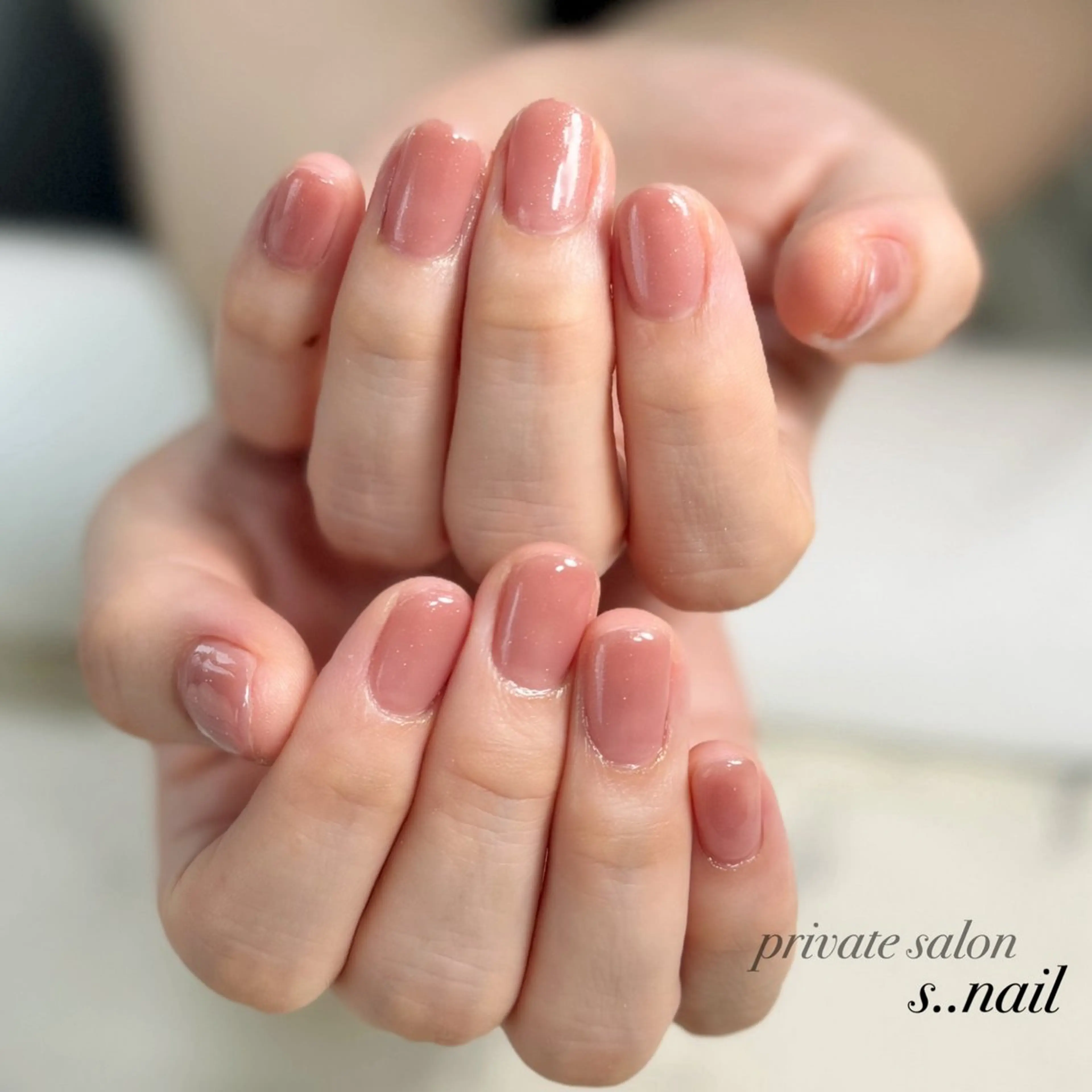 ネイル ラメ(グリッター) ワンカラーネイル ハンドネイル フットネイル s..nail / MORITAのネイルデザイン