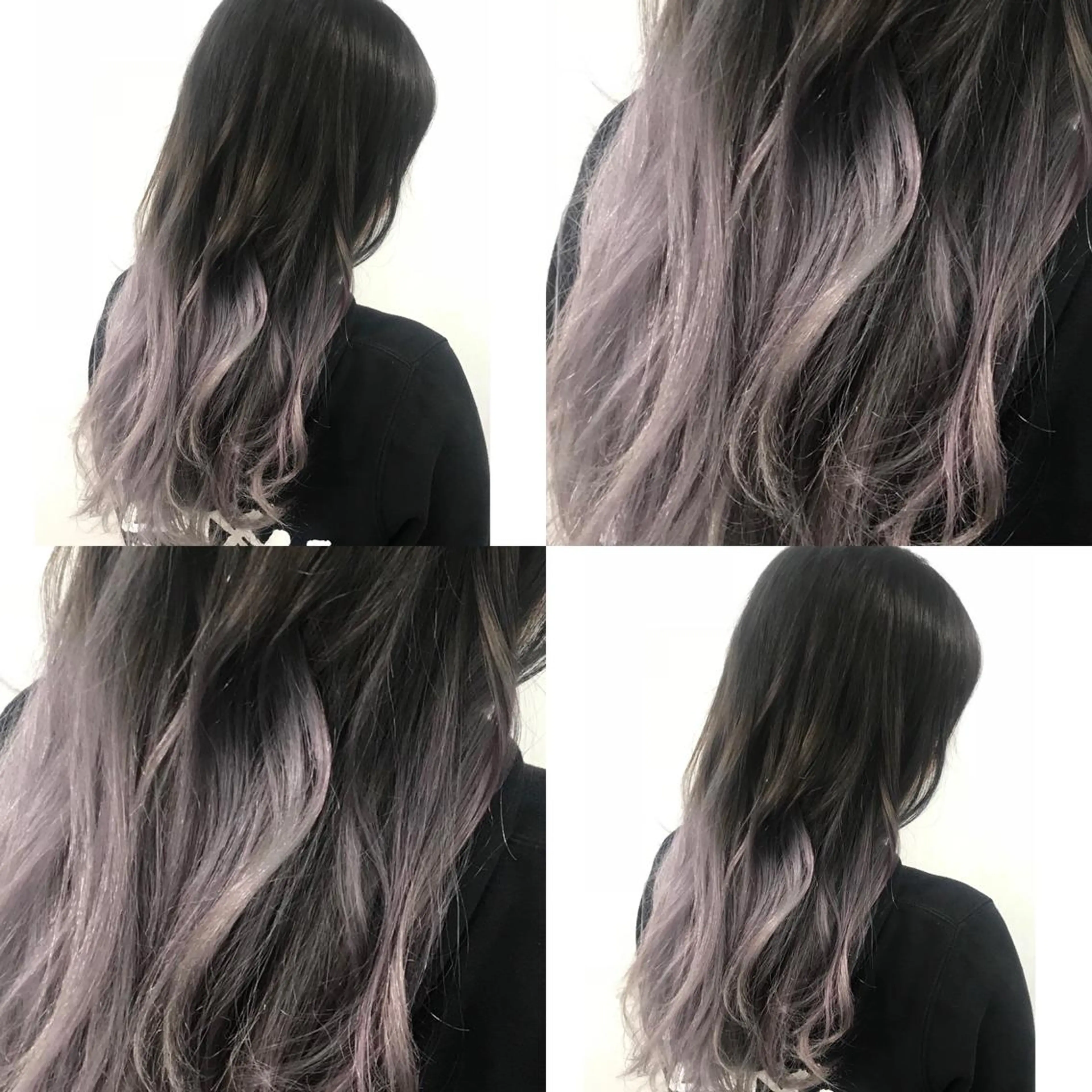 セミロング カラー ハイトーン💫 エクステ💫maiのヘアスタイル