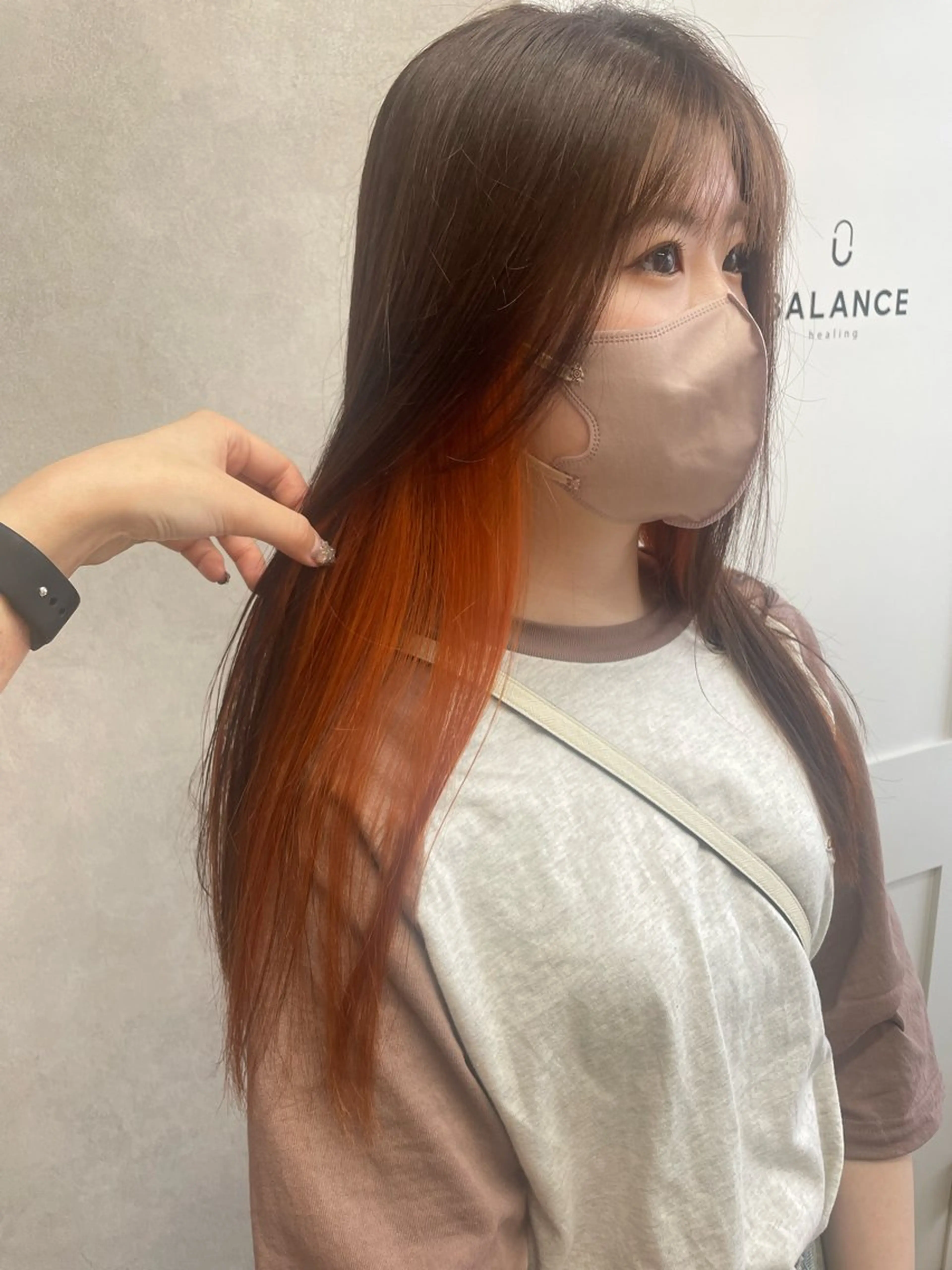 ロング カラー ヘアカラー トリートメント number＋所属・number＋ / 璃々花のヘアスタイル