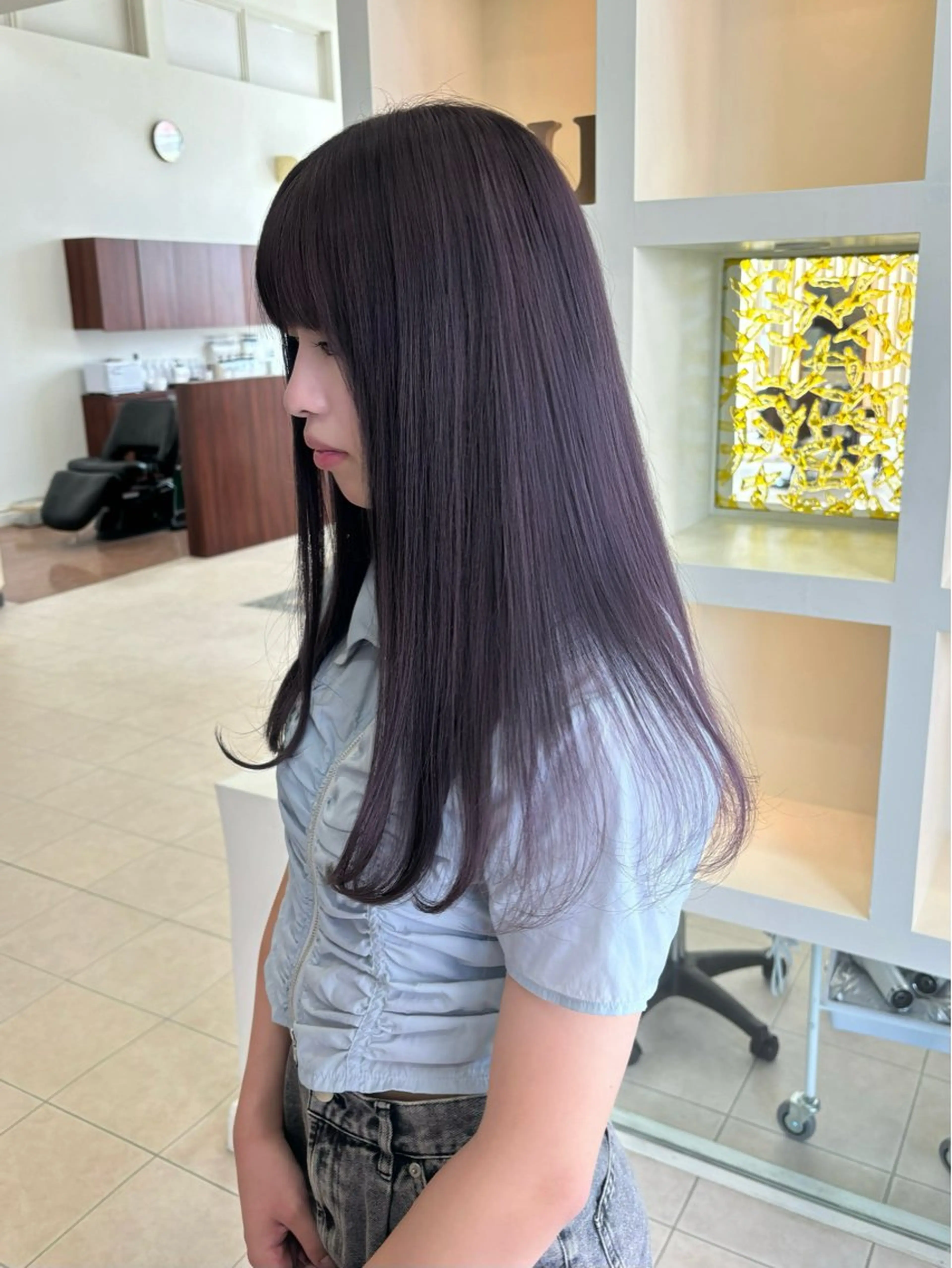 ロング alu所属・alu yuinaのヘアスタイル