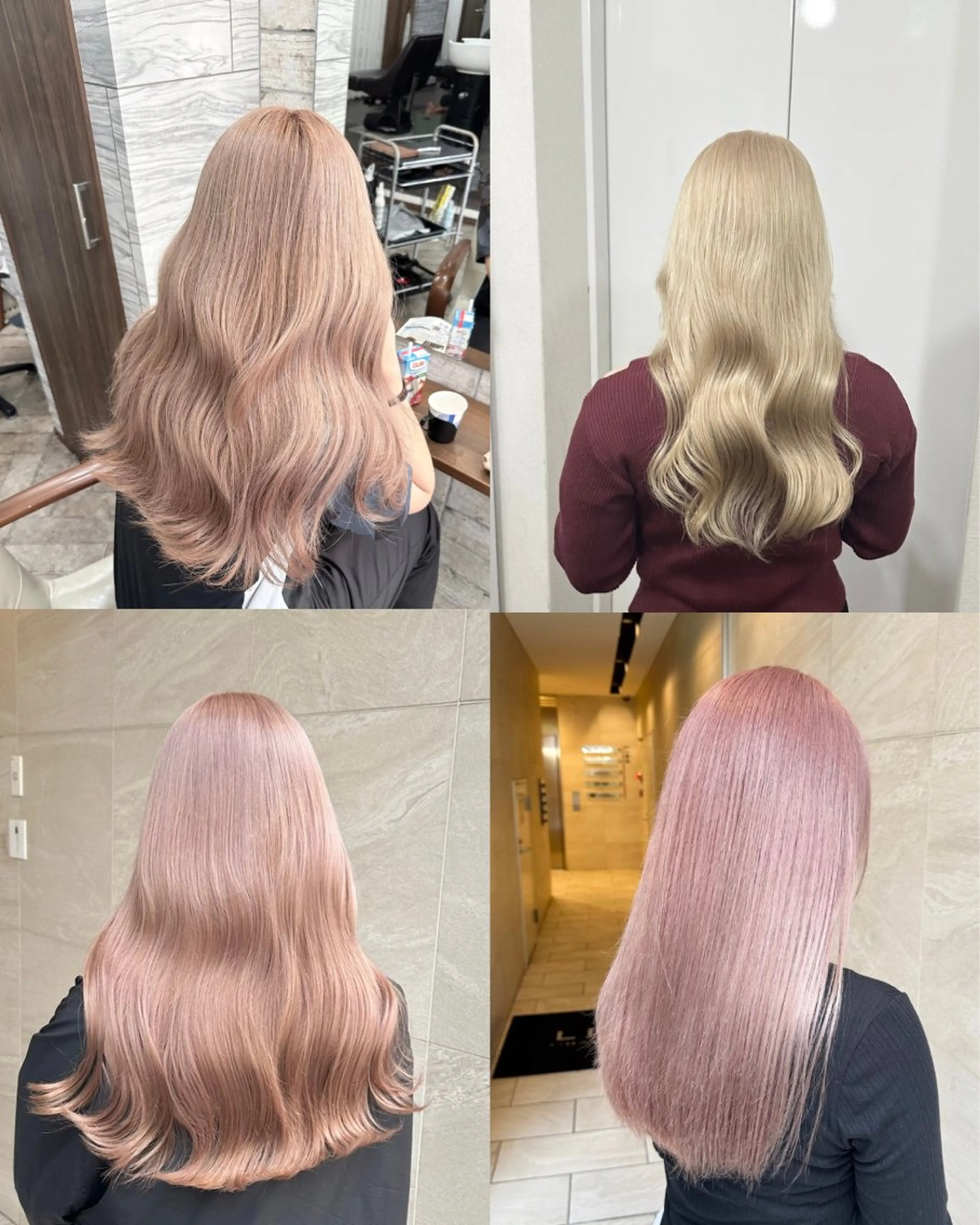 🫧デザインカット＋透明感ダブルカラー🫧（ブリーチ1回＋オンカラー）シャンプー・ブロー込み／所要約3hの写真