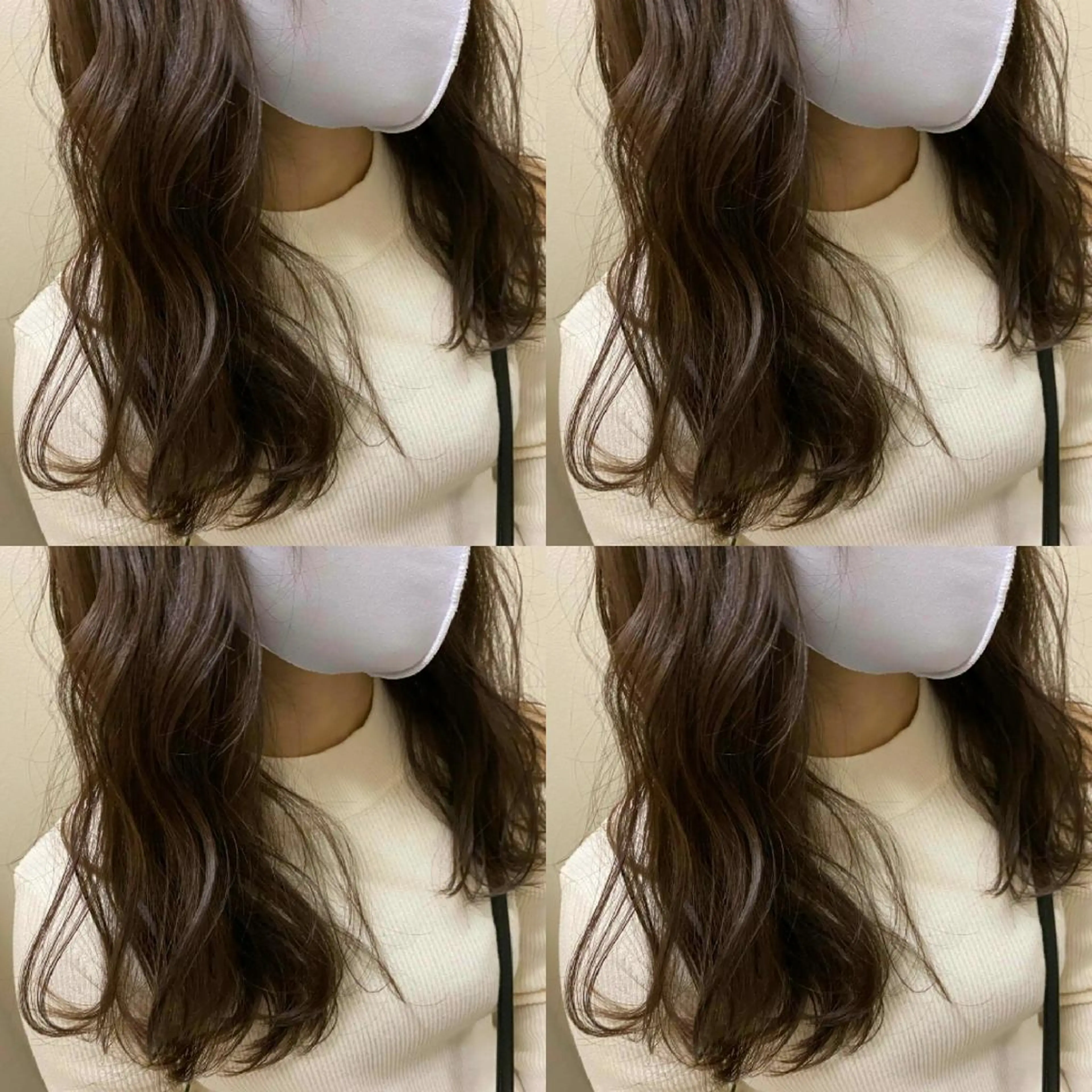 セミロング アッシュ ヘアカラー トリートメント Lag.銀座 🌺アヤカのヘアスタイル