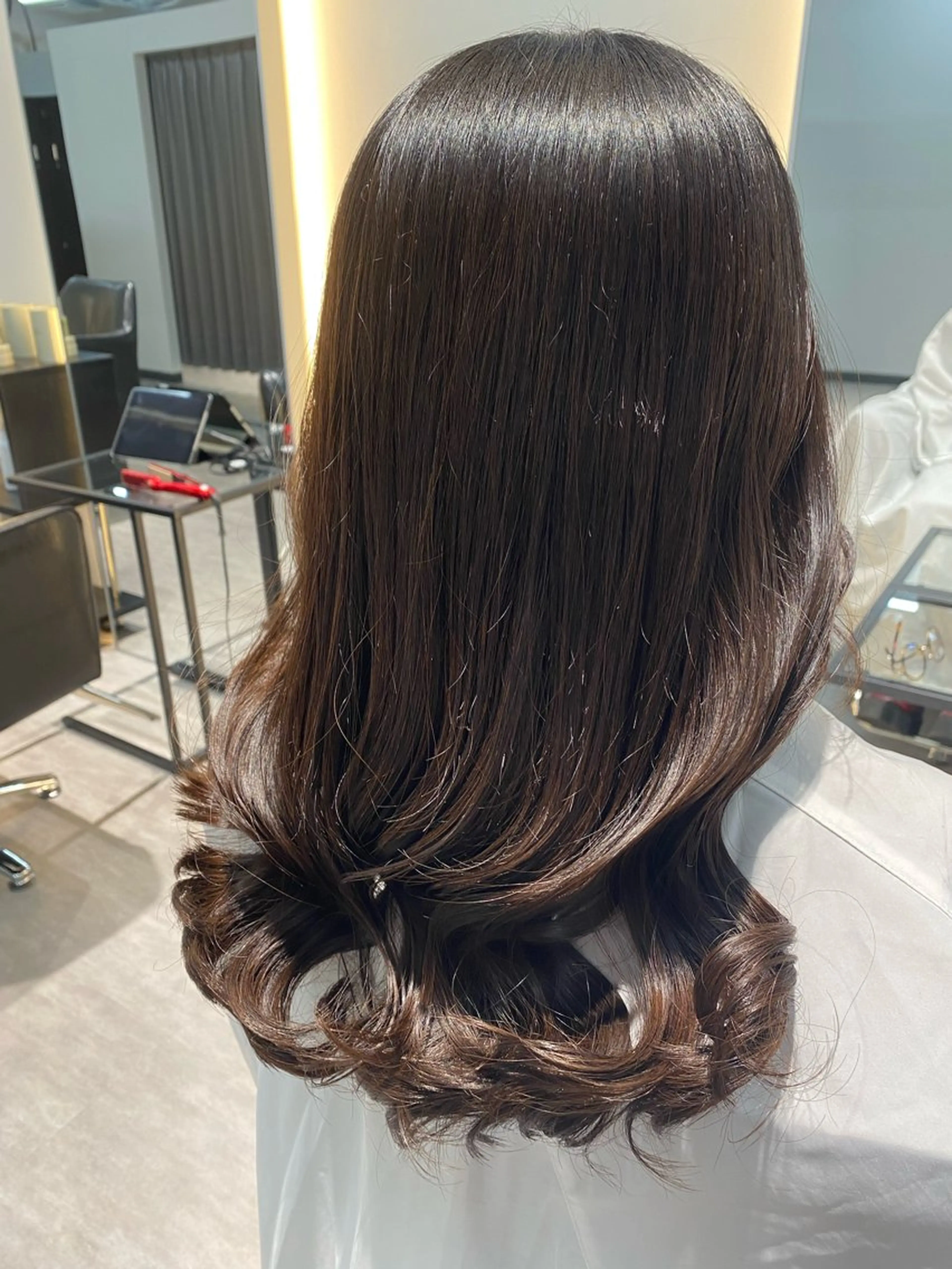 ロング ヘアアレンジ 上村 恵里佳のヘアスタイル