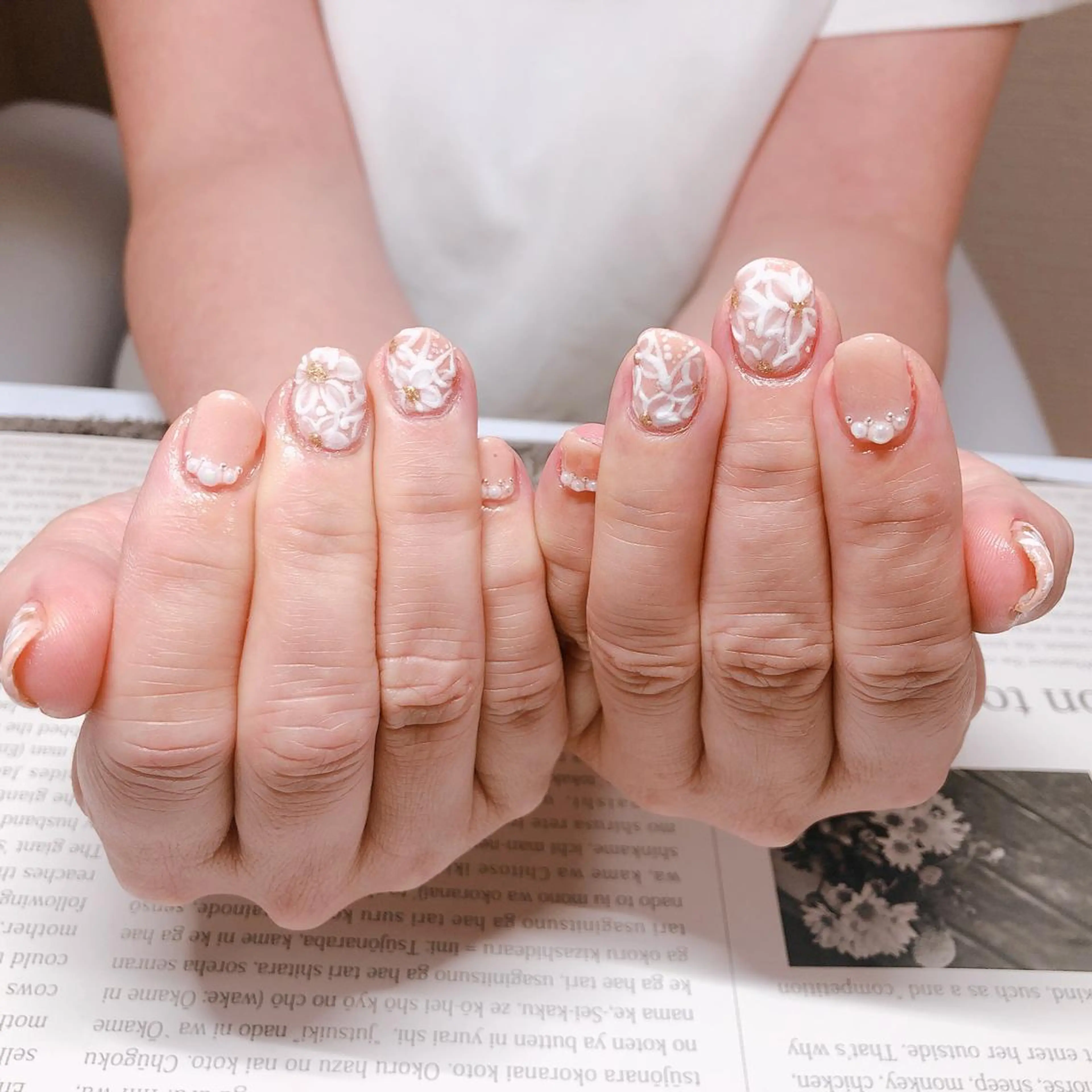 ネイル 持ち込み 奥園 良恵のネイルデザイン