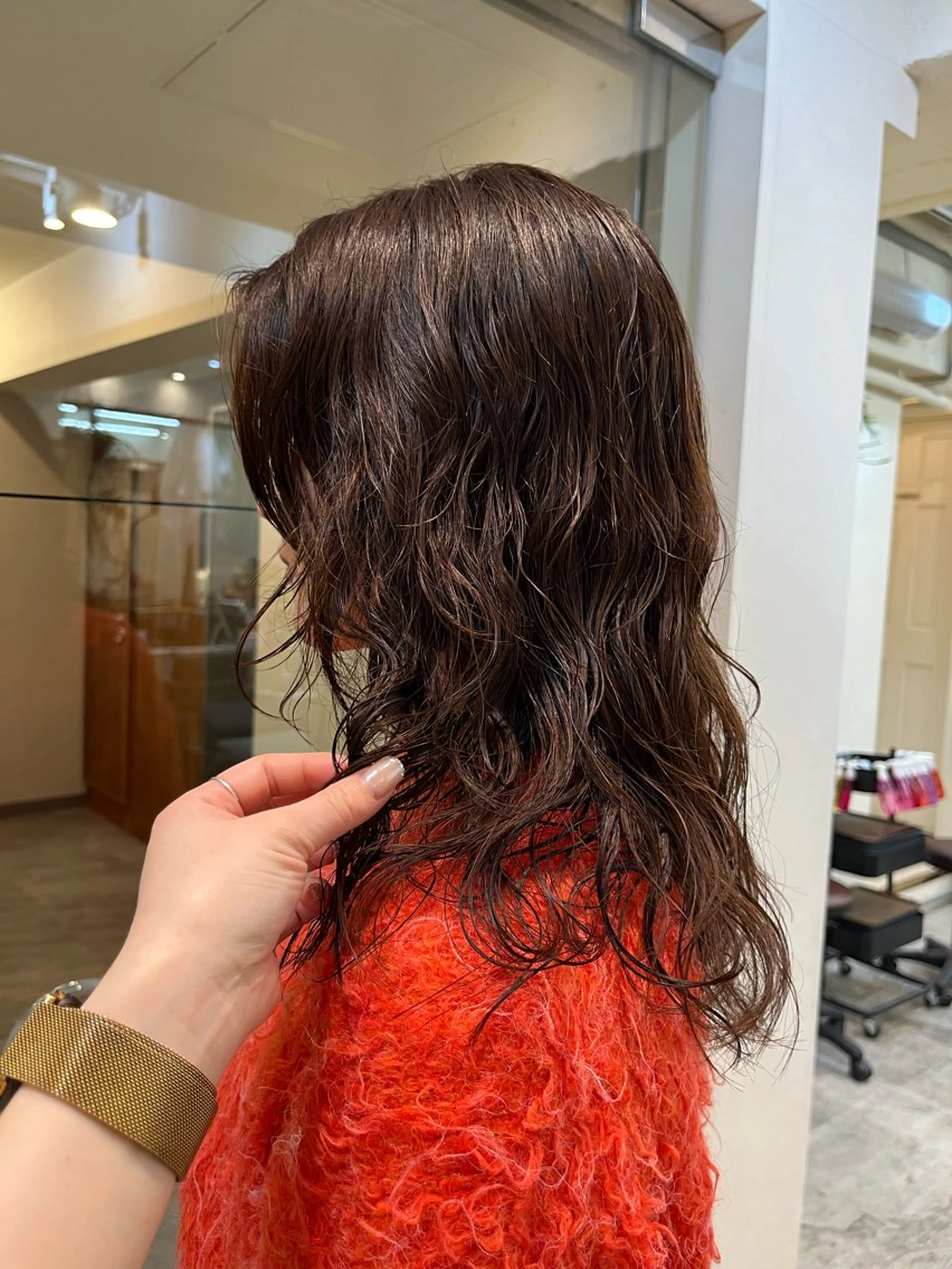 パーマ レイヤーカット🦢 sayaのヘアスタイル
